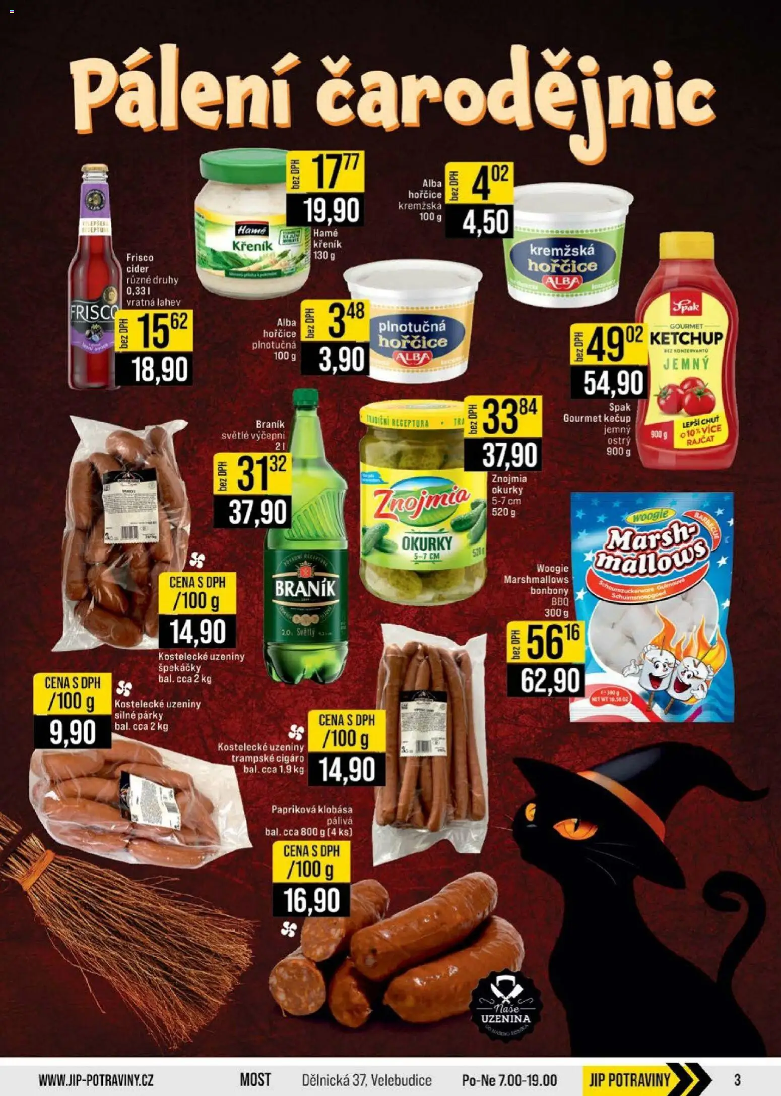 Jip leták - Cash & Carry od 22.04.2026 | Strana: 3 | Produkty: Gourmet, Bonbóny, Špekáčky, Láhev