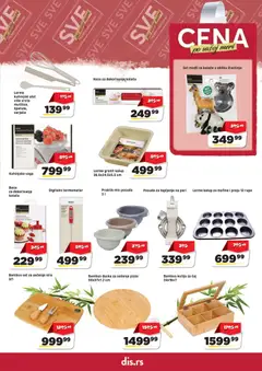 Super DIS katalog - pregled Super DIS kataloga - važi od 17.09.2026 | Strana: 21 | Proizvode: Daska za sečenje, Termometar, Vaga, Čaj