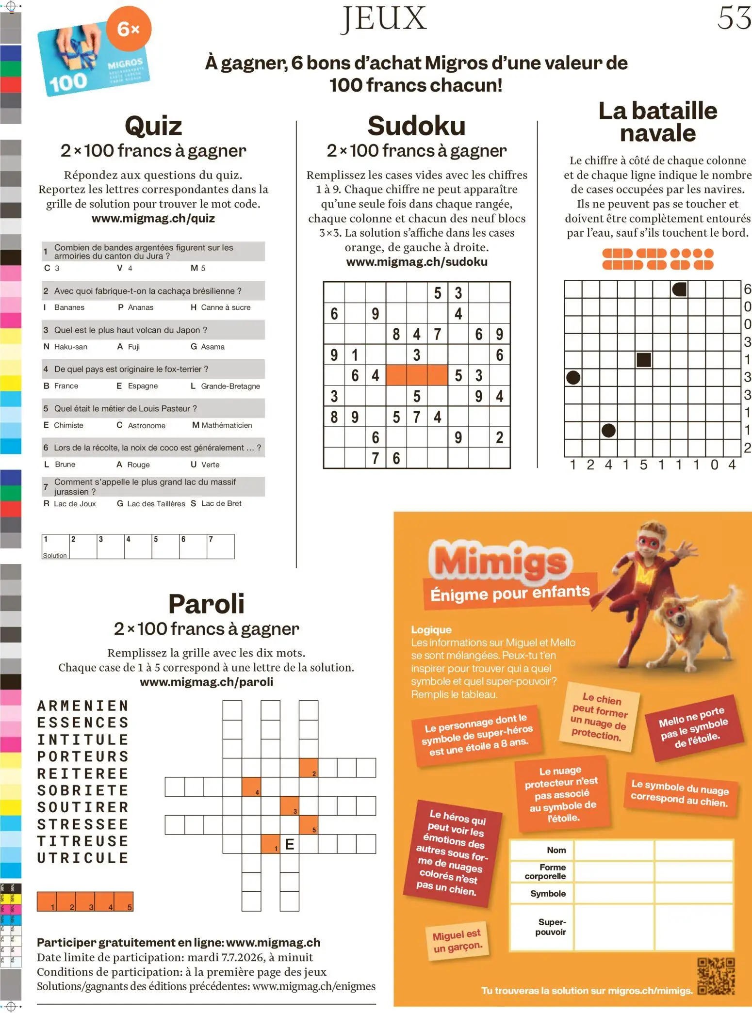 Migros aktionen Magazine FR – gültig ab 01.07.2026 | Seite: 53