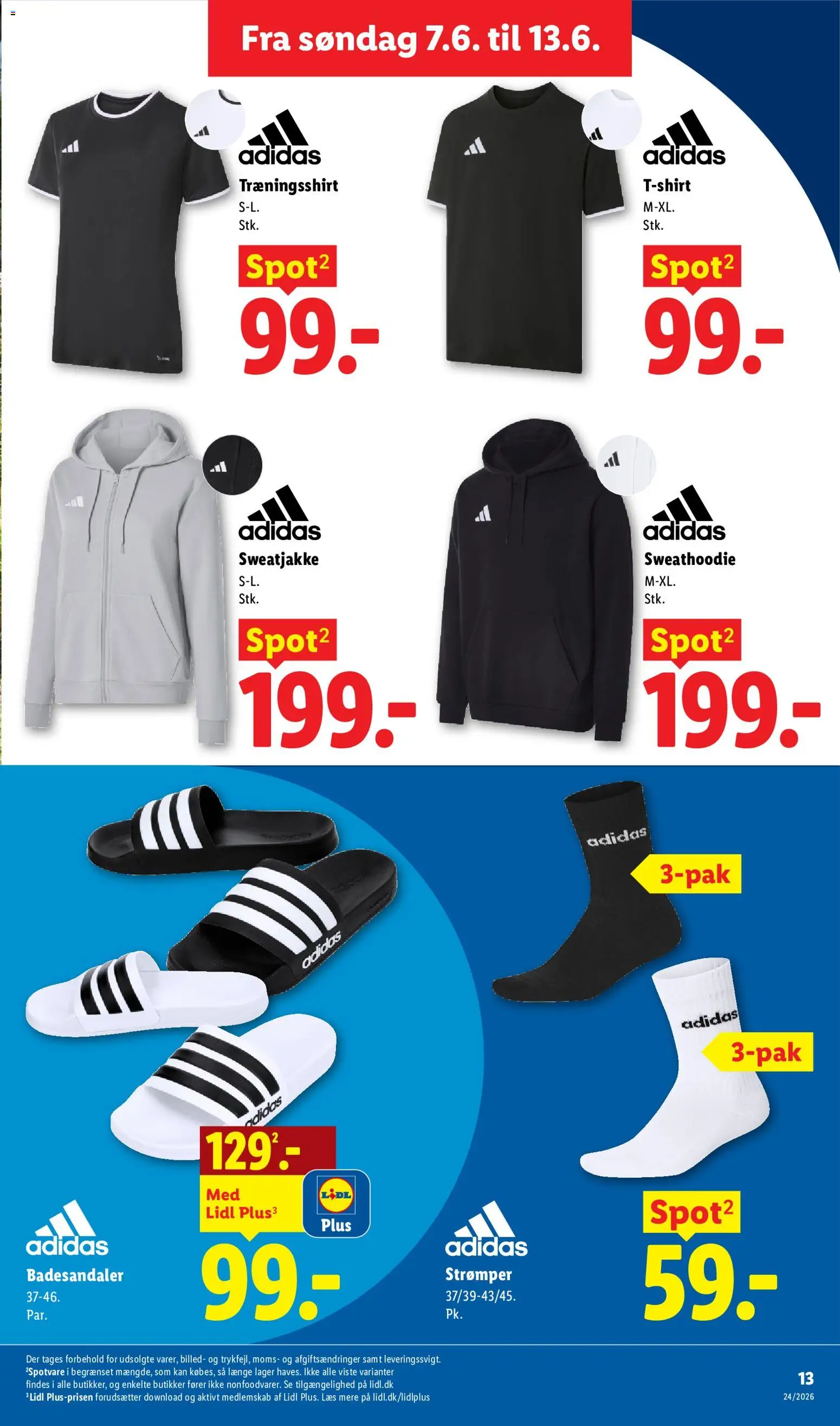 Lidl tilbudsavis – gyldig fra 07/06/2026 | Side: 3 | Produkter: Søm, Strømper, Badesandaler