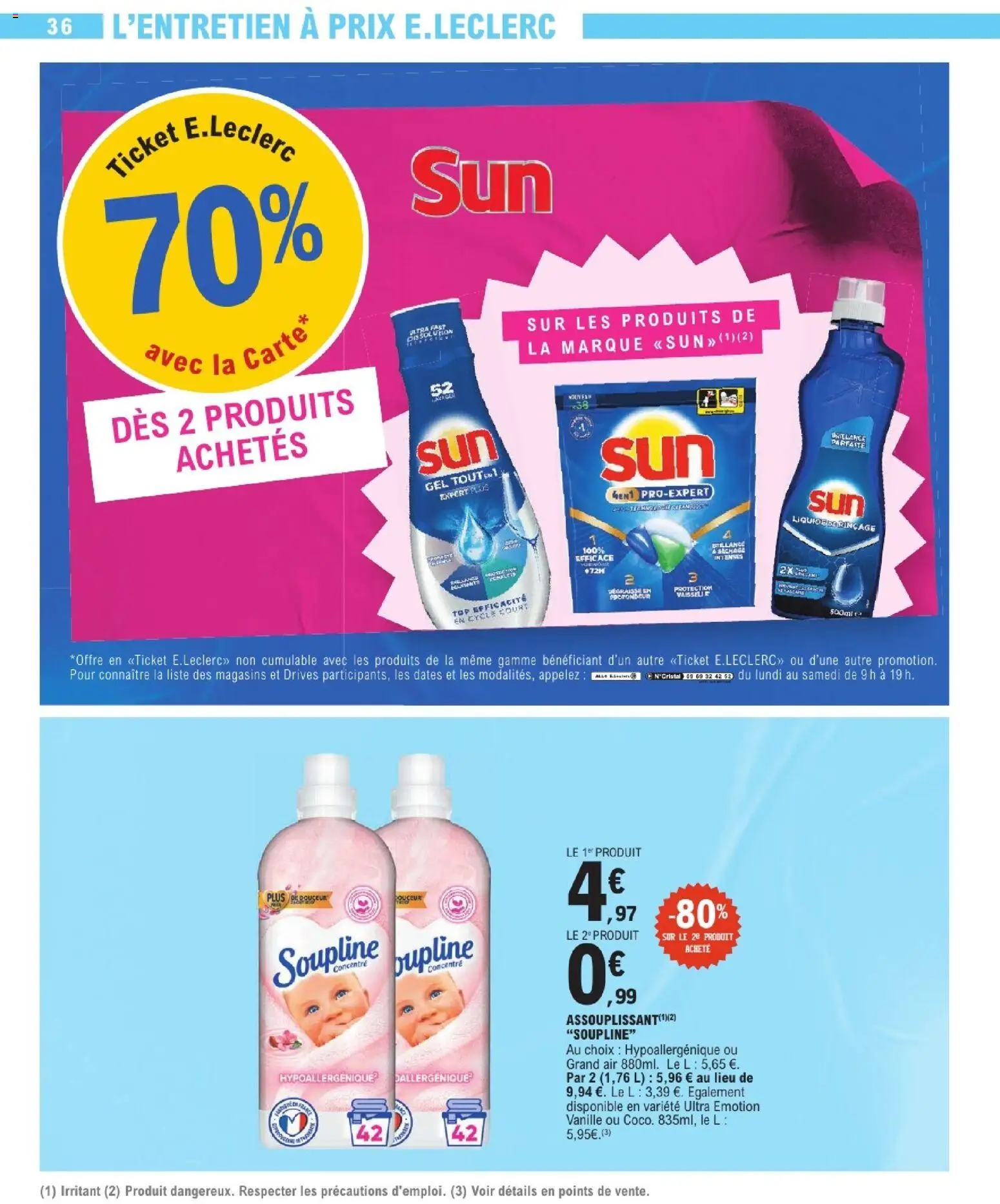 {H1} | Page: 36 | Produits: Lave-vaisselle, Soupline