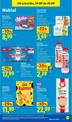 Pogląd oferty "RYKI Ser Rycki Edam w plastrach, XXL, RYKI Ser Rycki Edam w plastrach, XXL 800 g" - ważna od 24.09.2026 | Strona: 67 | Produkty: Ser żółty, Cream cheese, Bazylia, Pomidory