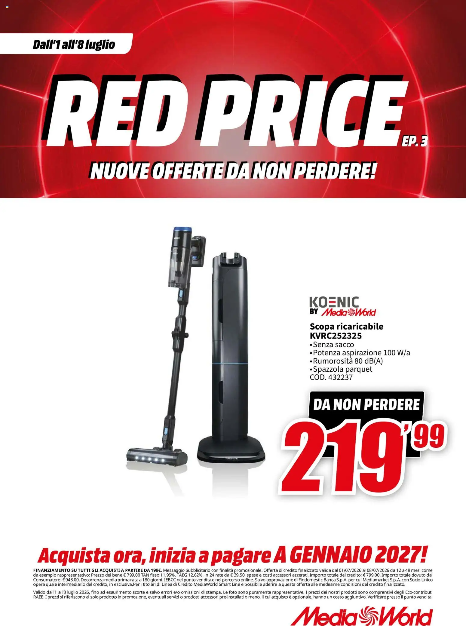 Volantino Media World del 01/07/2026 | Pagina: 81