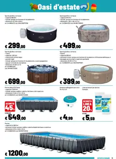 Anteprima del volantino Iper volantino Estate valido a partire dal 08.06.2026 | Pagina: 11 | Prodotti: Scaletta, Piscina, Smartphone