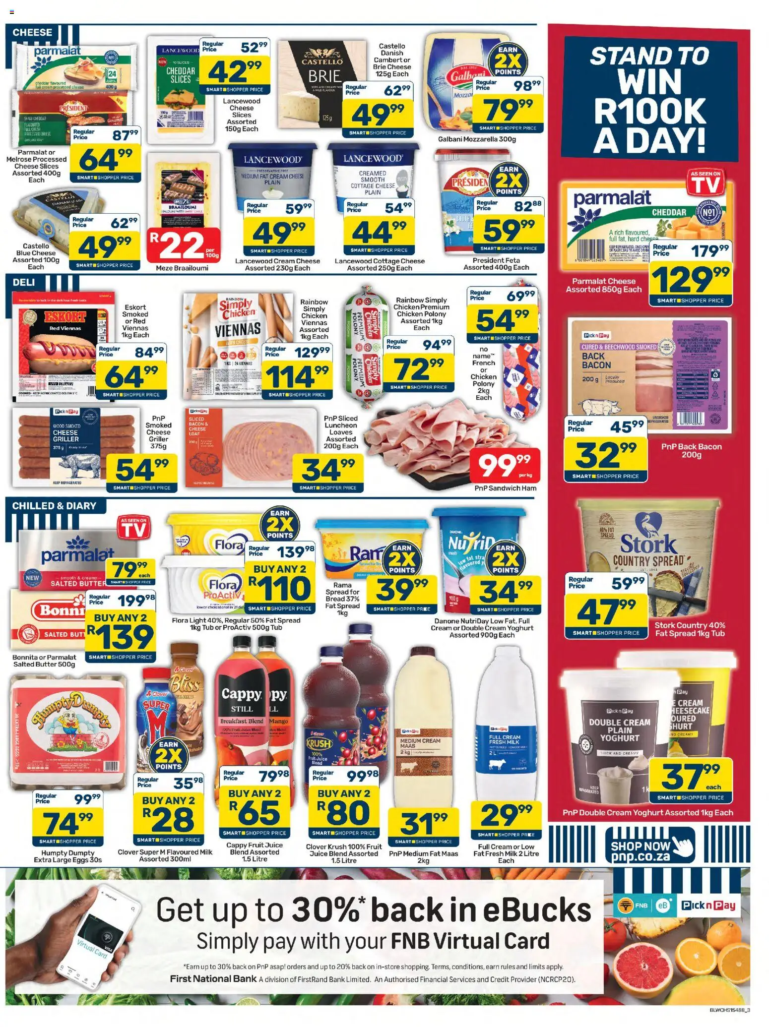 New Pick n Pay catalogue – valid from 25/09/2026 | Page: 3 | Products: Polony, Pasta, Chips, Cheddar
