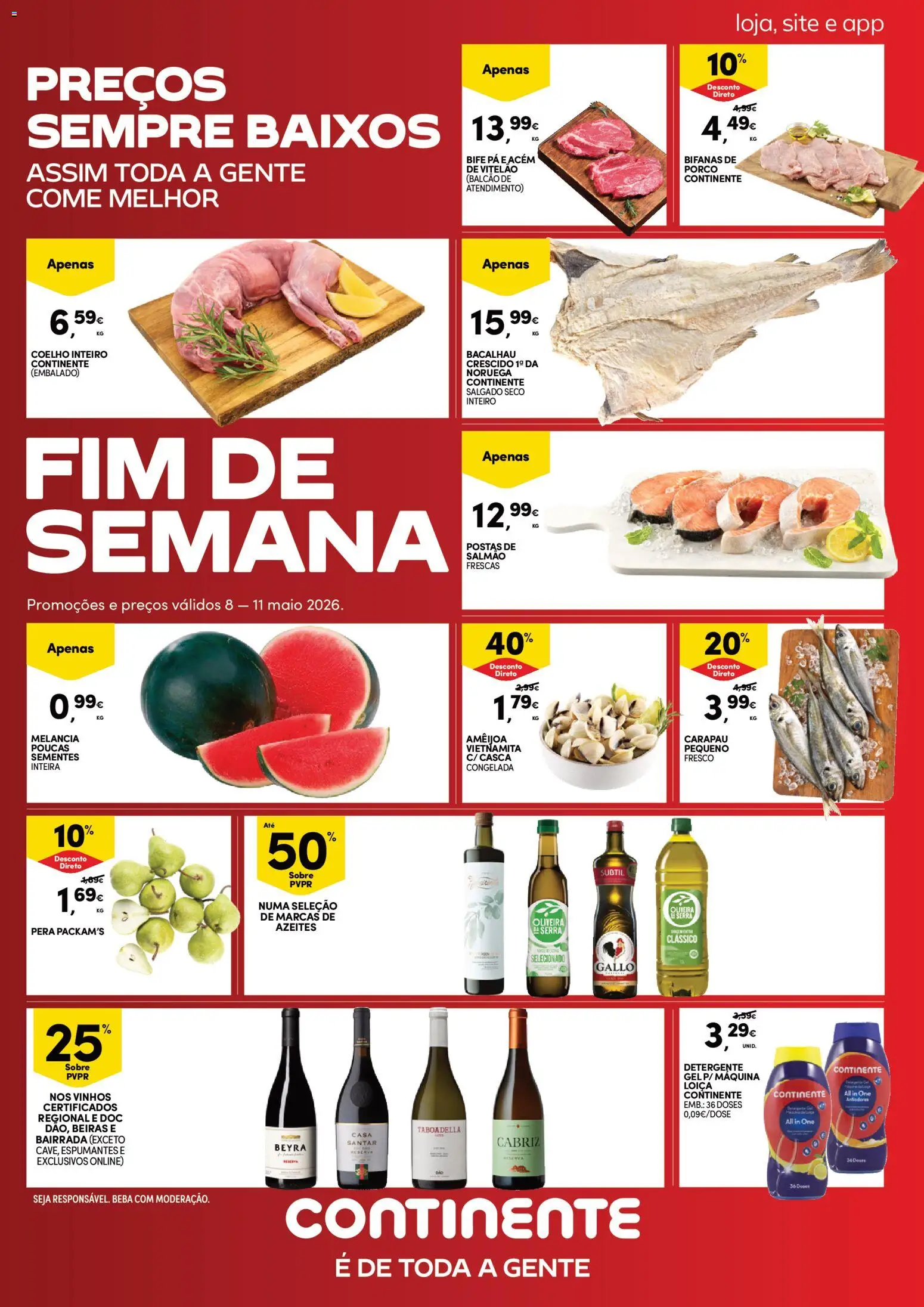 Continente Fim de Semana à Continente │ válido de 08.05.2026 | Página: 1