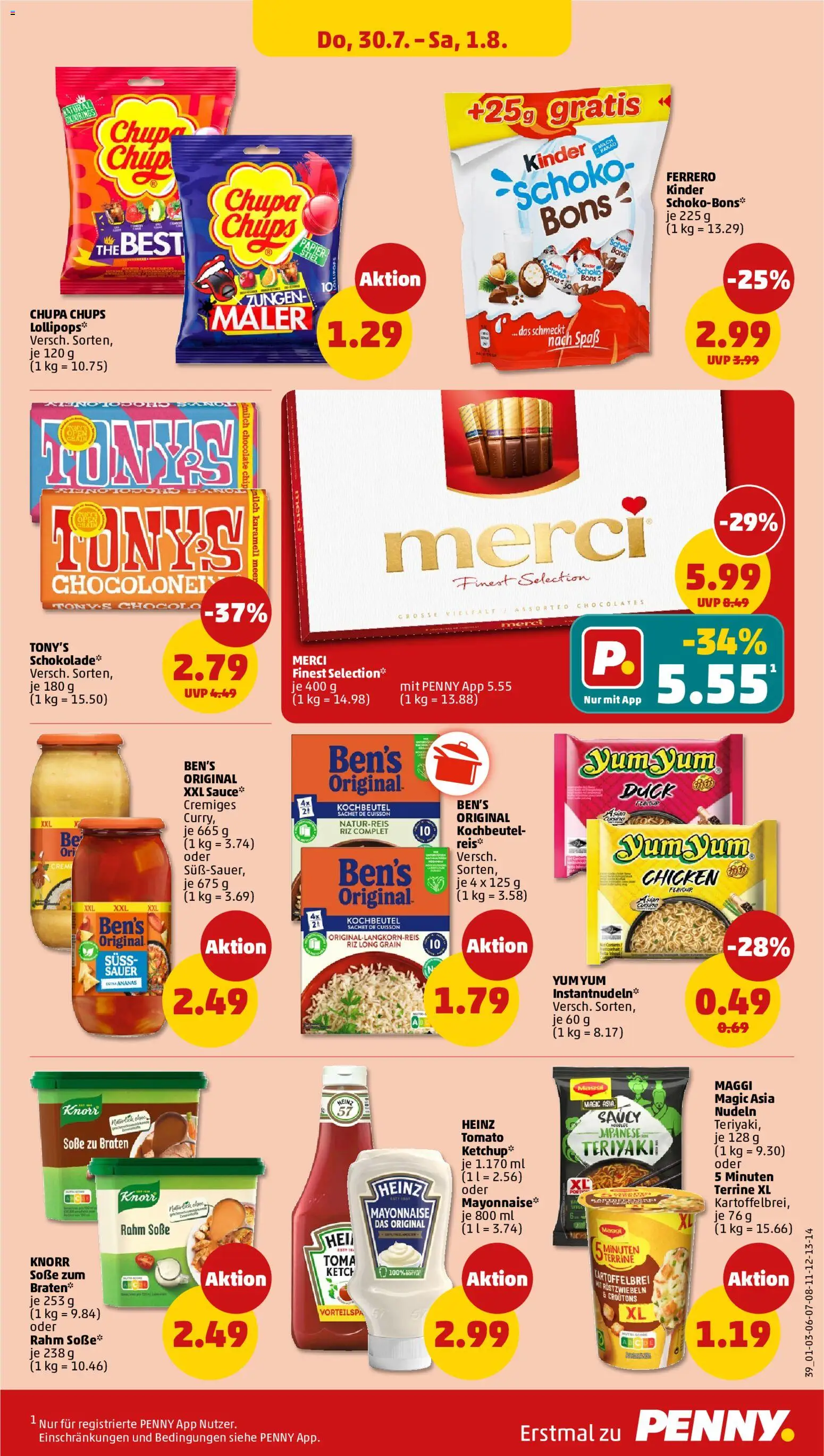 Penny Prospekt – gültig ab 27.07.2026 | Seite: 45 | Produkte: Maggi, Milch, Knorr, Ketchup