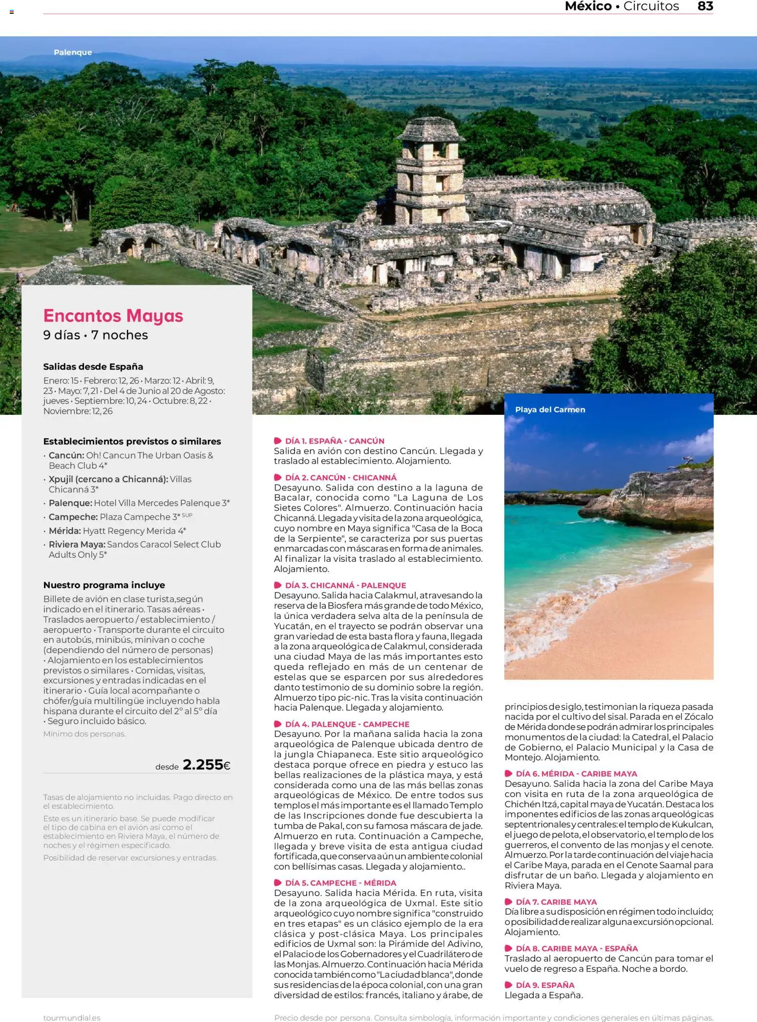 Viajes El Corte Inglés Norteamérica y Caribe │ válido desde el 01/01/2026 | Página: 83 | Productos: Máscara, Puertas
