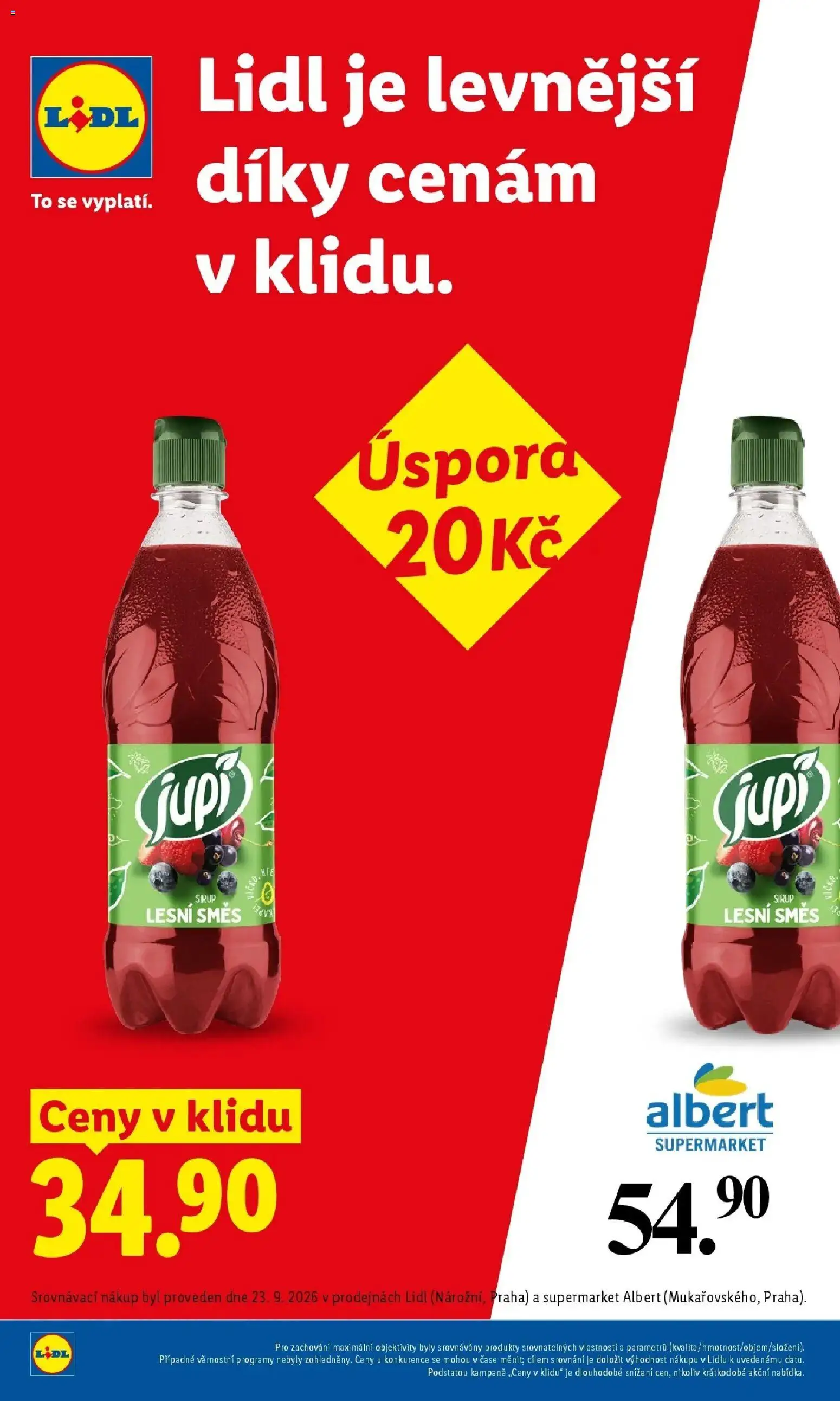 Lidl leták od 01.10.2026 - Nový akční leták | Strana: 6 | Produkty: Jupí, Sirup