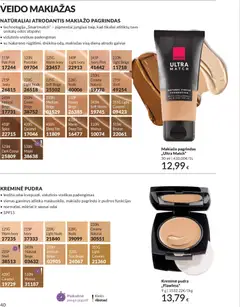 AVON leidinys galioja nuo 01.06.2026 | Puslapis: 40 | Prekių: Makiažo pagrindas, Makiažas, Pudra