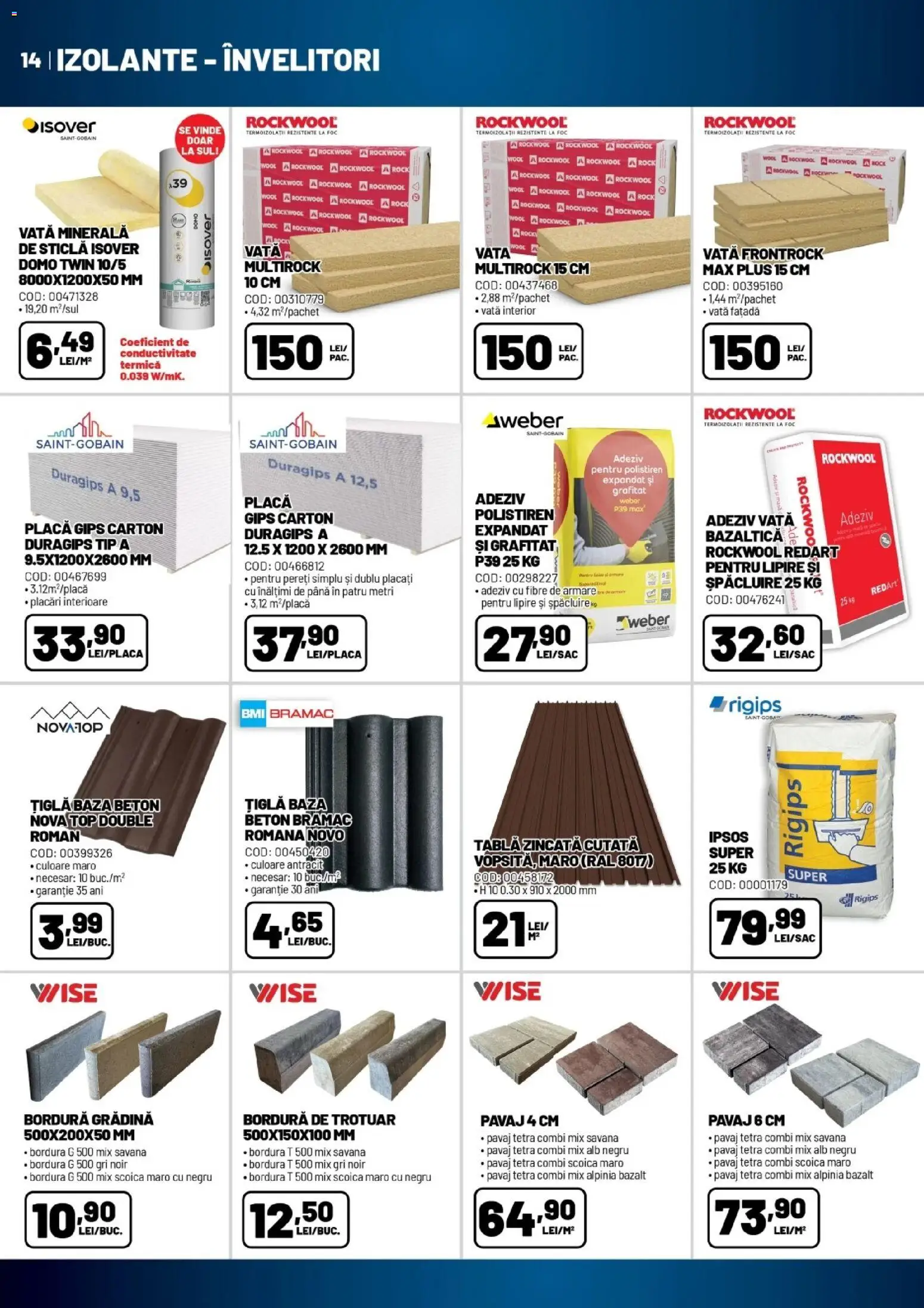 Noul catalog Ambient – valabil de la 18.08.2026 | Pagină: 14 | Produse: Gradina, Top, Țiglă, Tip