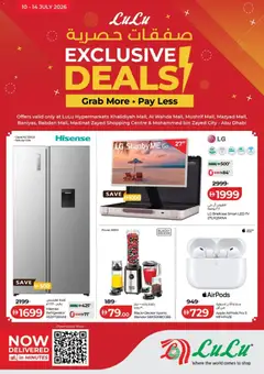 Preview of Lulu Hypermarket catalogue Exclusive Deals Abu Dhabi valid from 10 Jul, 2026