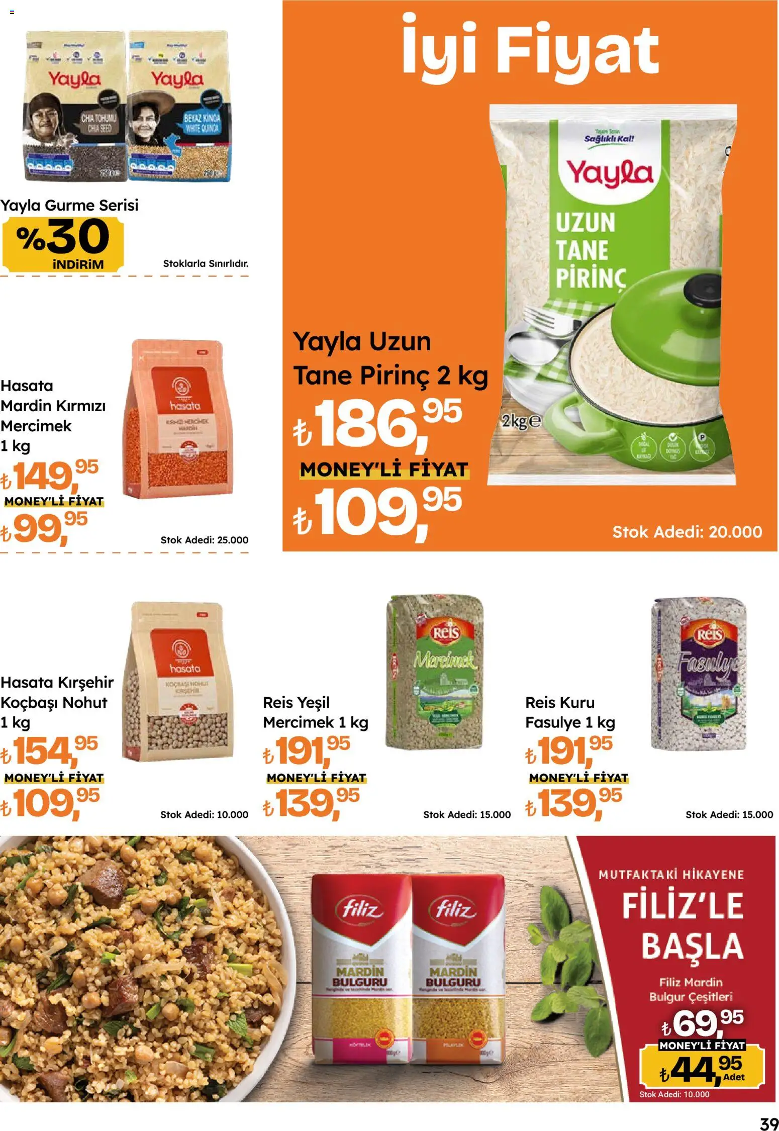 Migros Katalog - 5M Migroskop Dijital - 10 Eylül 2026 tarihinden itibaren geçerlidir | Sayfa: 39 | Ürünler: Fasulye, Mercimek, Pirinç