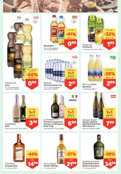 MPREIS Flugblatt ab 01.09.2026 gültig | Seite: 10 | Produkte: Orangenlikör, Prosecco, Mineralwasser, Regal