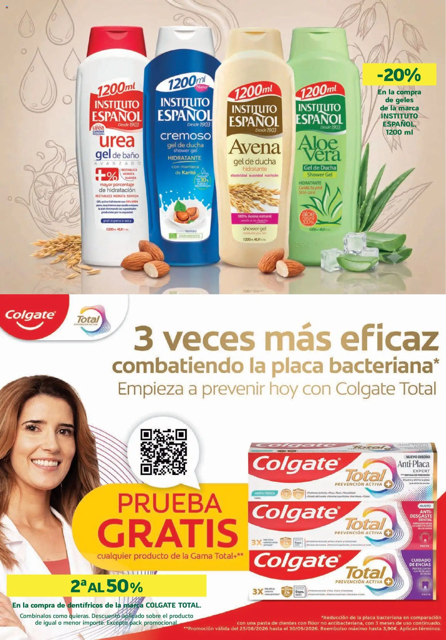 HiperDino folleto │ válido desde el 09/09/2026 | Página: 32 | Productos: Gel de baño, Pasta, Pasta de dientes, Ducha