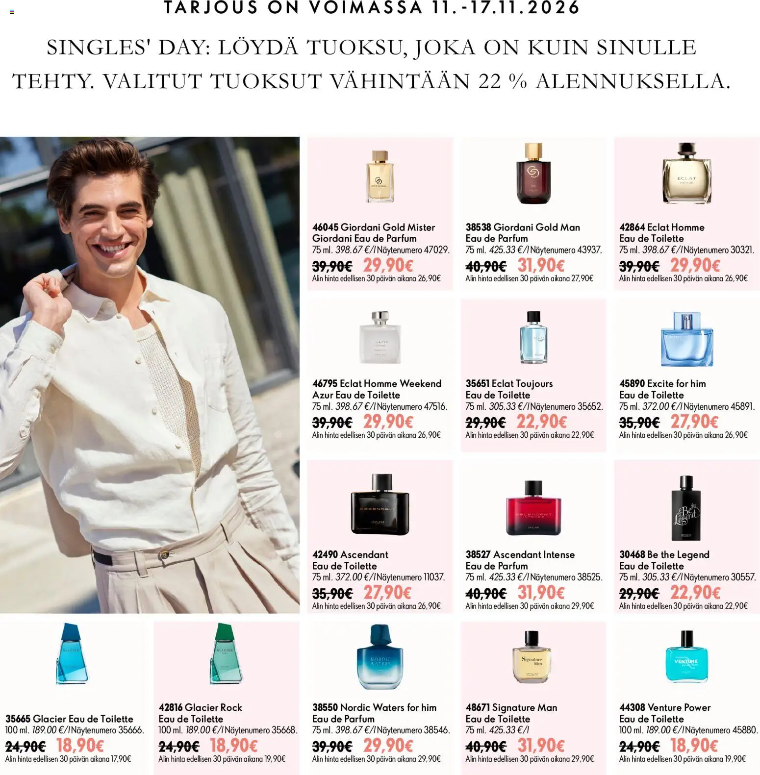 Oriflame Jakson 15 parhaat tarjoukset – voimassa 28/10/2026 alkaen | Sivu: 15 | Tuotteet: Eau de toilette