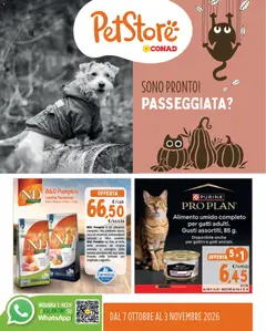 Anteprima del volantino Conad volantino PetStore Lombardia valido a partire dal 07/10/2026
