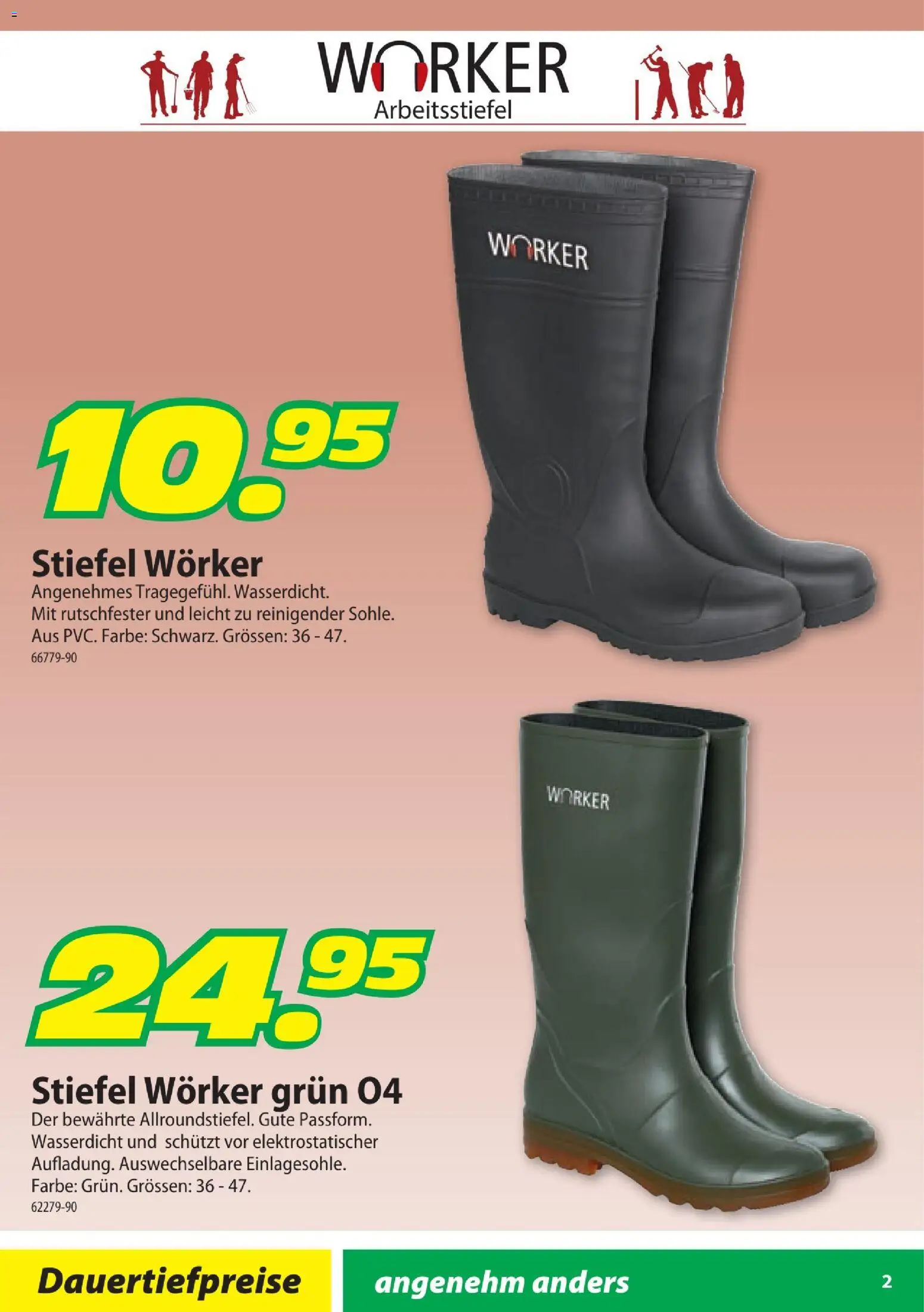 Landi aktionen Arbeitsbekleidung – gültig ab 10.06.2026 | Seite: 2 | Produkte: Stiefel