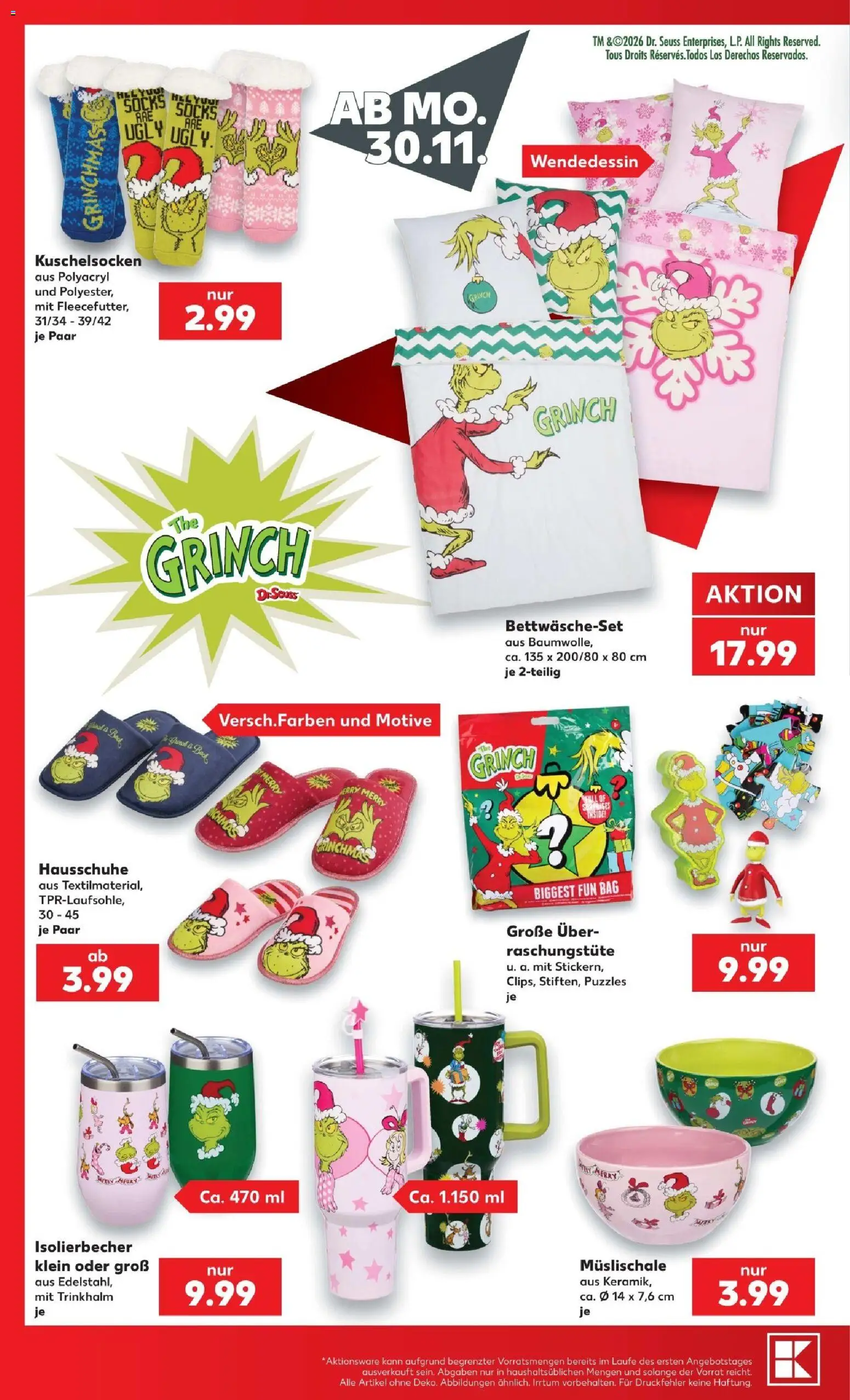 Kaufland Prospekt Kiel – gültig ab 10.10.2026 | Seite: 30 | Produkte: Hausschuhe
