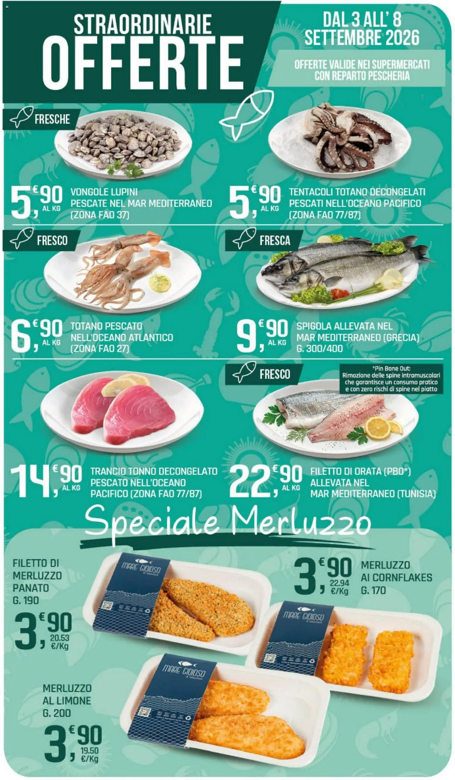 Volantino DOK del 02/09/2026 | Pagina: 21 | Prodotti: Lupini, Limone, Tonno, Piatto