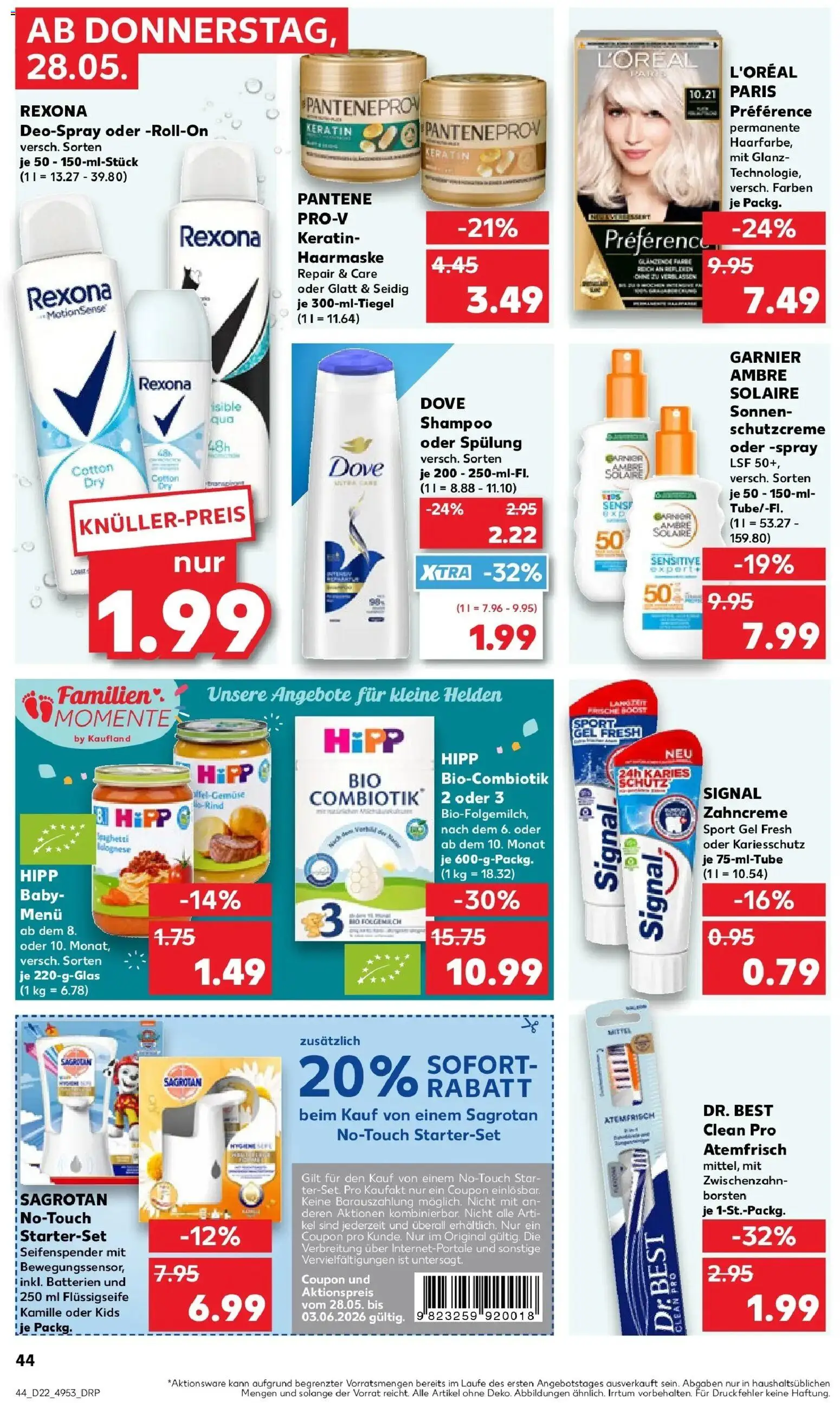 Kaufland Prospekt Dortmund – gültig ab 26.05.2026 | Seite: 49 | Produkte: Batterien, Shampoo, Spülung, Deodorant