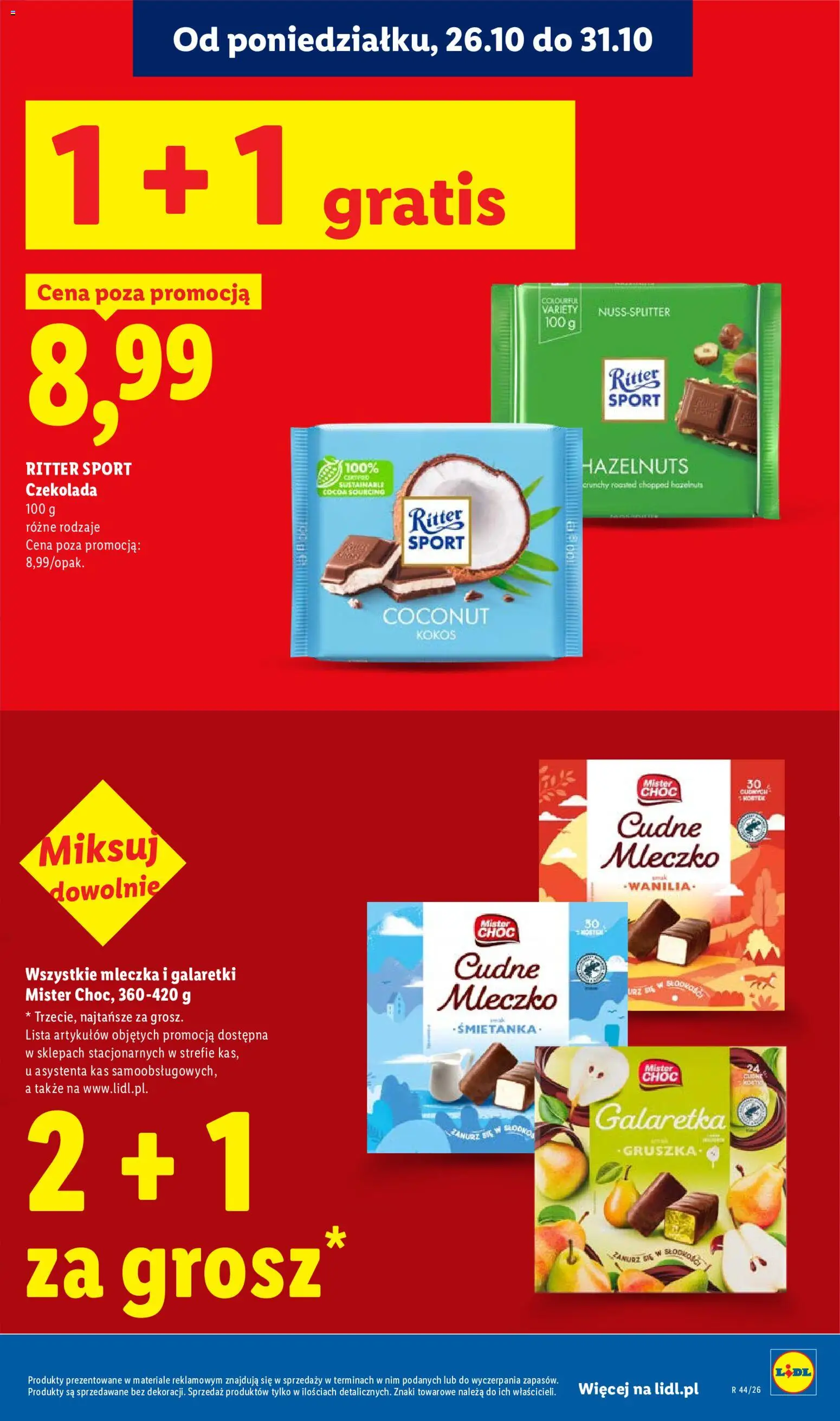 Lidl Polsko leták od 29.10.2026 | Strana: 21 | Produkty: Ritter Sport, Kokos