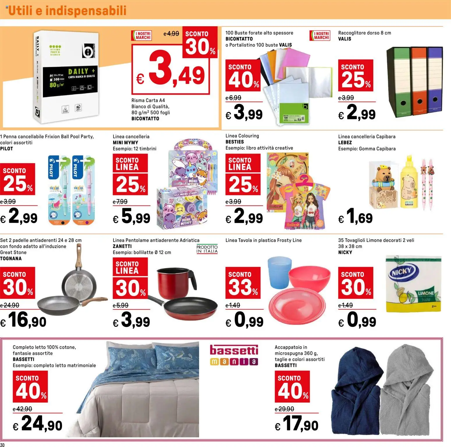 Volantino Iper del 22.05.2026 | Pagina: 30 | Prodotti: Accappatoio, Letto matrimoniale, Limone, Letto