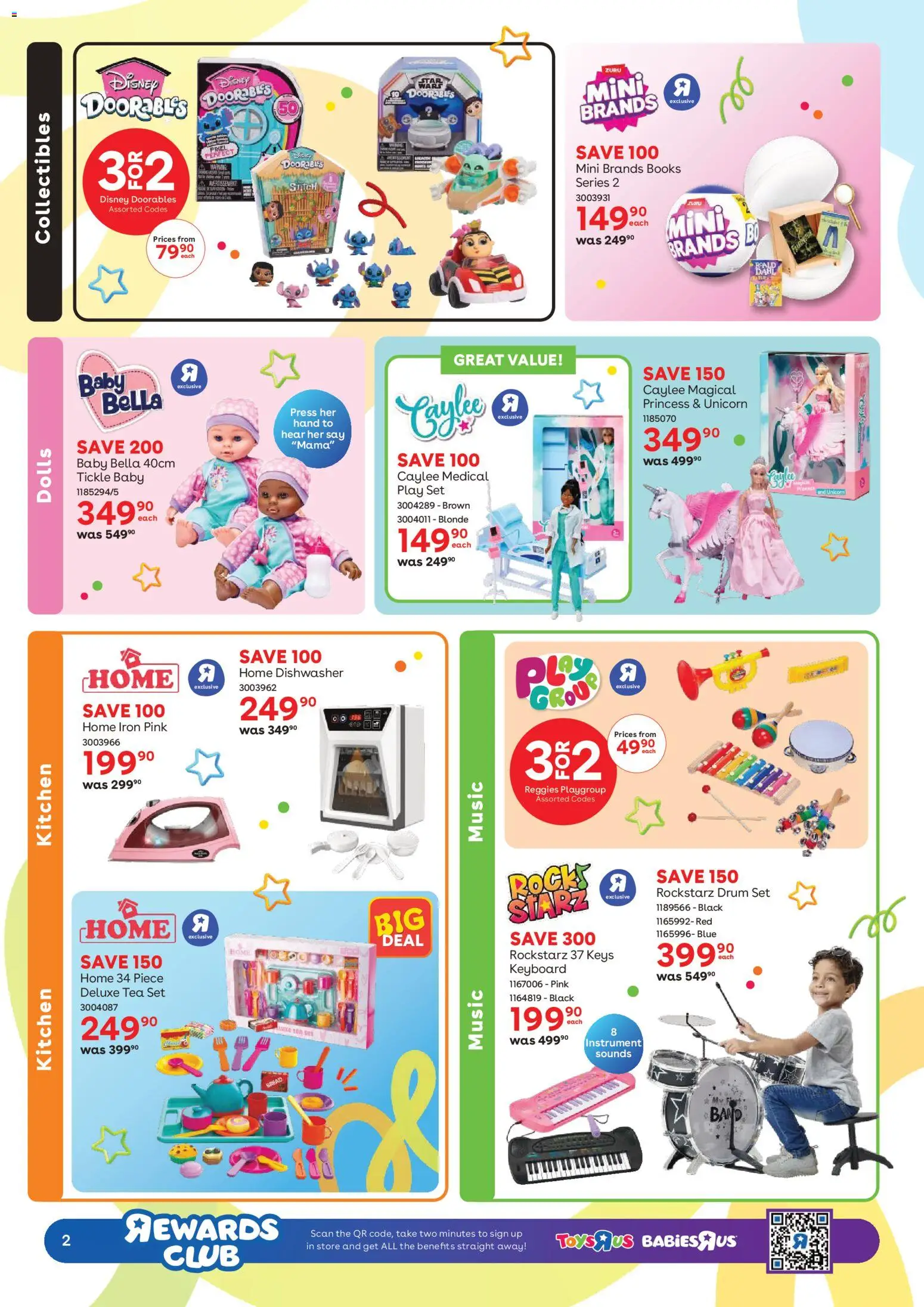 New Toys R Us catalogue – valid from 23.04.2026 | Page: 2 | Products: Dishwasher, Iron, Press, Tea