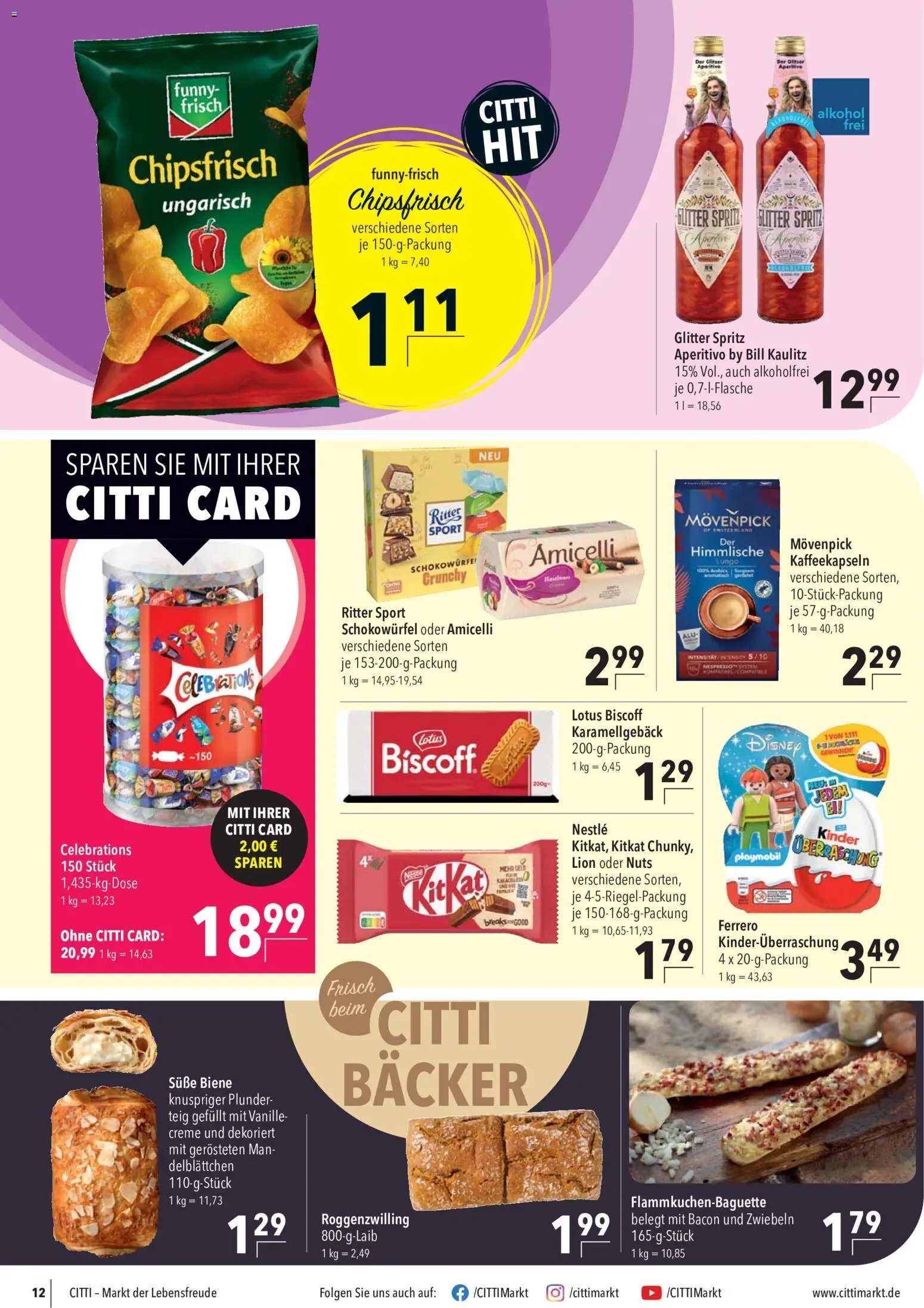 CITTI Markt Prospekt – gültig ab 09.09.2026 | Seite: 14 | Produkte: Butter, Funny frisch, Creme, Vanille