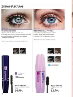 Vista previa Catálogo AVON campaña 5 válido desde el 01.05.2026 | Página: 42 | Productos: Cepillo, Máscara, Peso, Máscara de pestañas