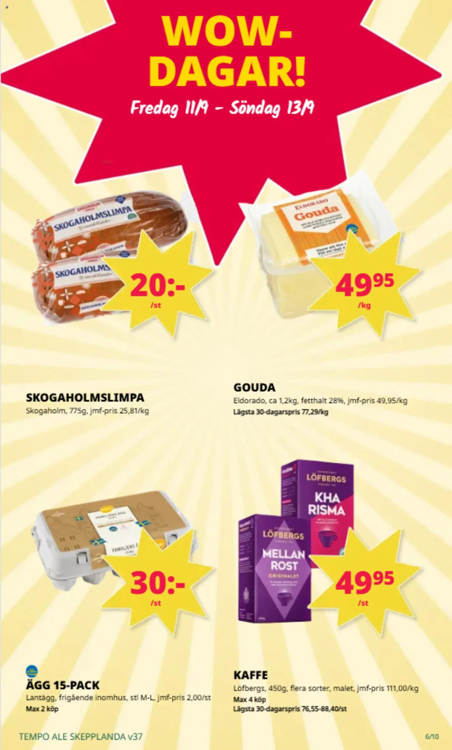Tempo reklamblad aktuell från 07/09/2026 | Sida: 6