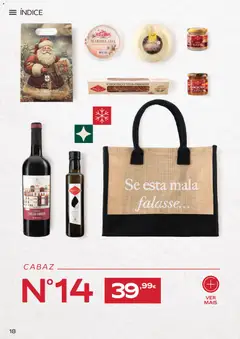 Pré-visualização Continente Cabazes de Natal válido de 06/10/2026 | Página: 18 | Produtos: Marmelada, Azeite, Cacau, Biscoitos