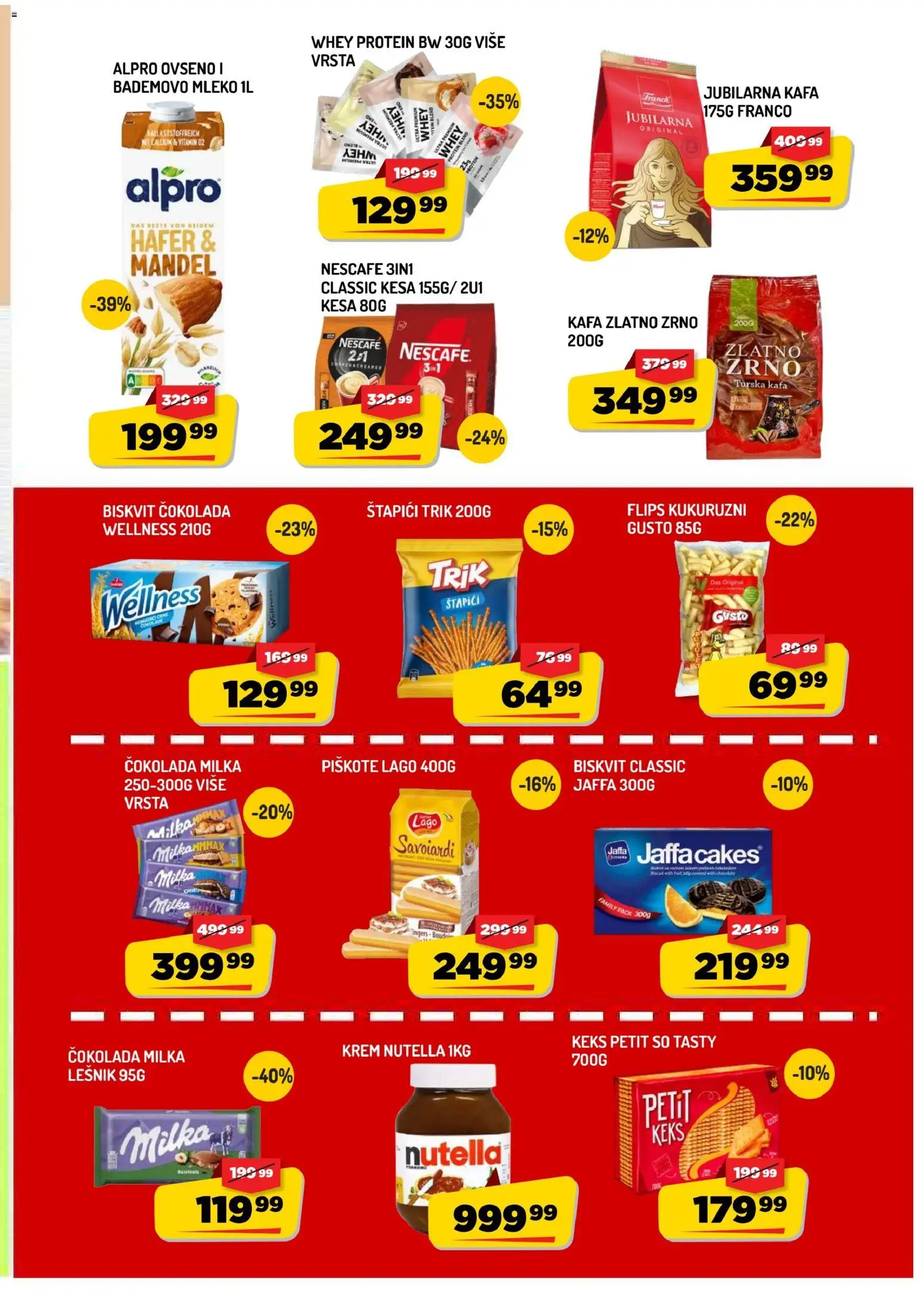 Aman katalog - važi od 31.07.2026 | Strana: 7 | Proizvode: Mleko, Kafa, Čokolada, Nutella