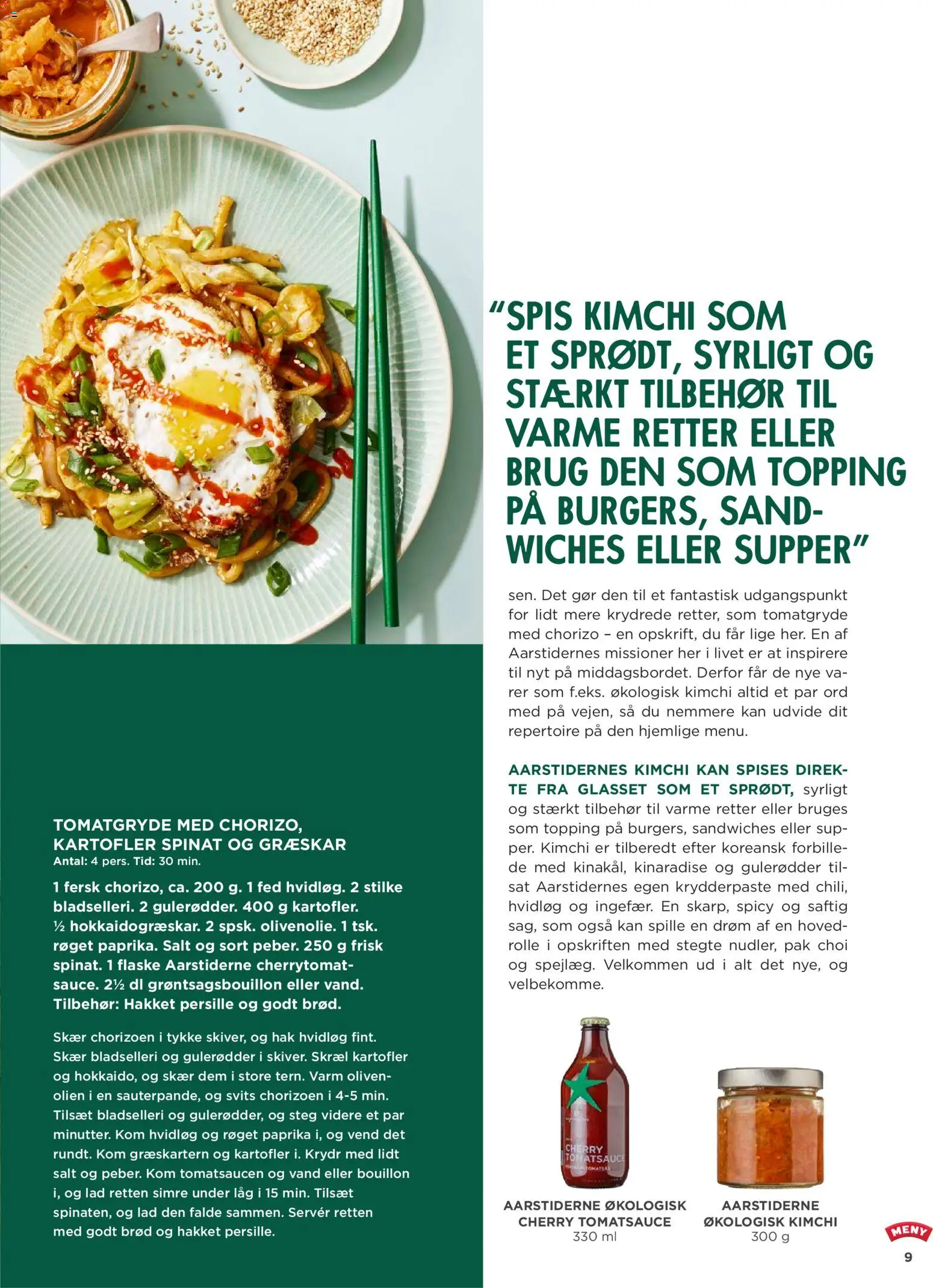 Meny tilbudsavis – gyldig fra 01/10/2026 | Side: 9 | Produkter: Brød, Græskar, Cherry, Paprika