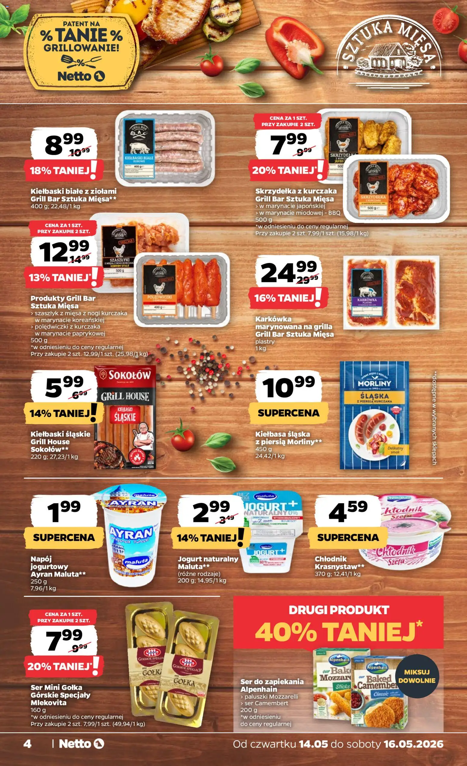 Netto gazetka od czwartku spożywcza od 14.05.2026 | Strona: 4