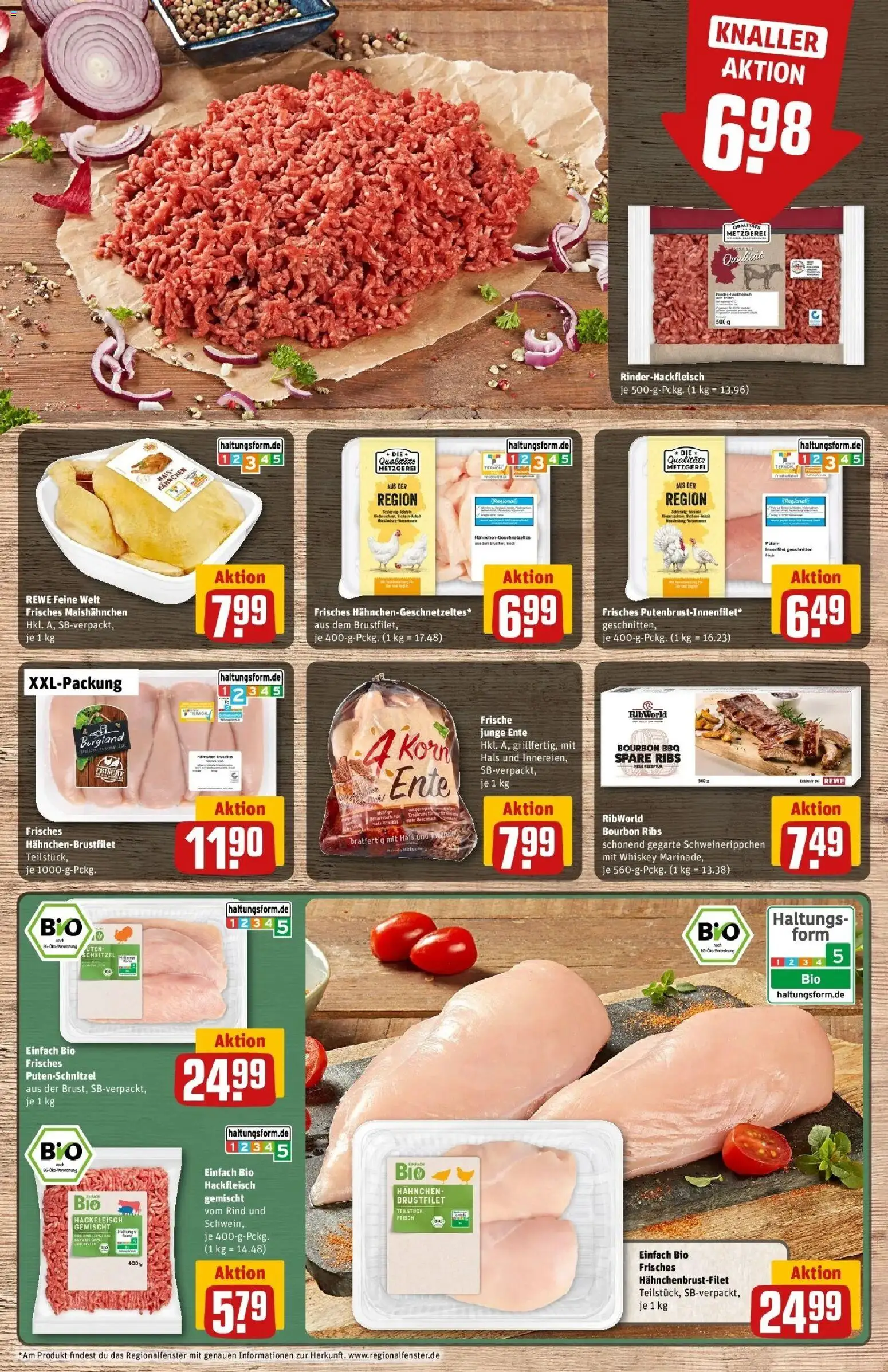 REWE Prospekt ab 28.09.2026 zum Blättern » Angebote | Seite: 17 | Produkte: Mais, Spare ribs, Bourbon, Whiskey