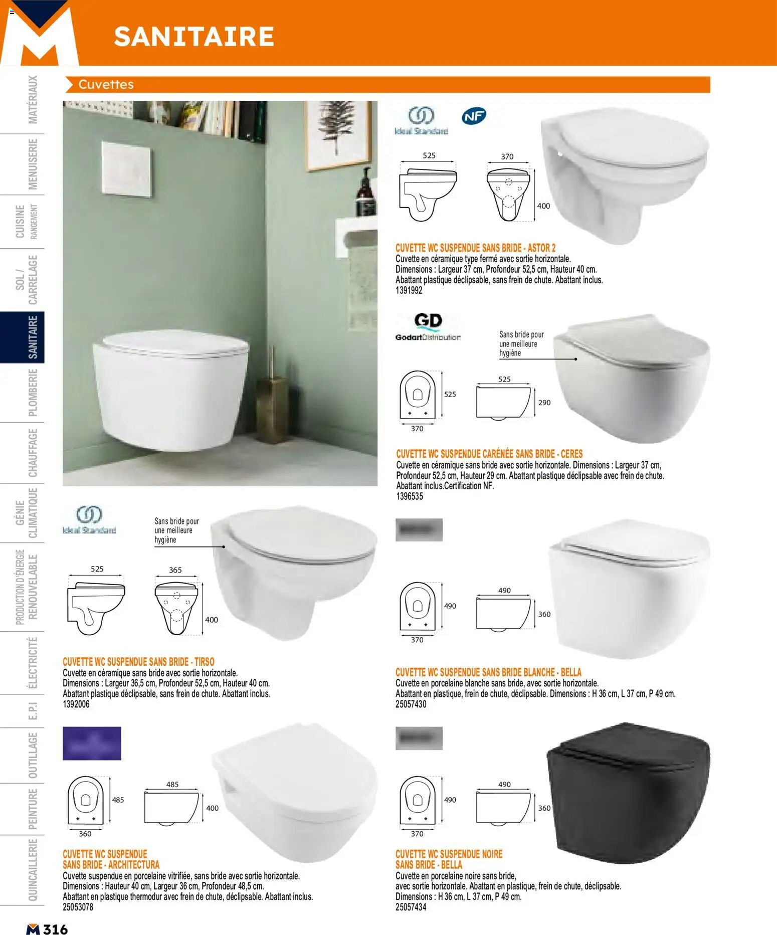{H1} | Page: 316 | Produits: Porcelaine