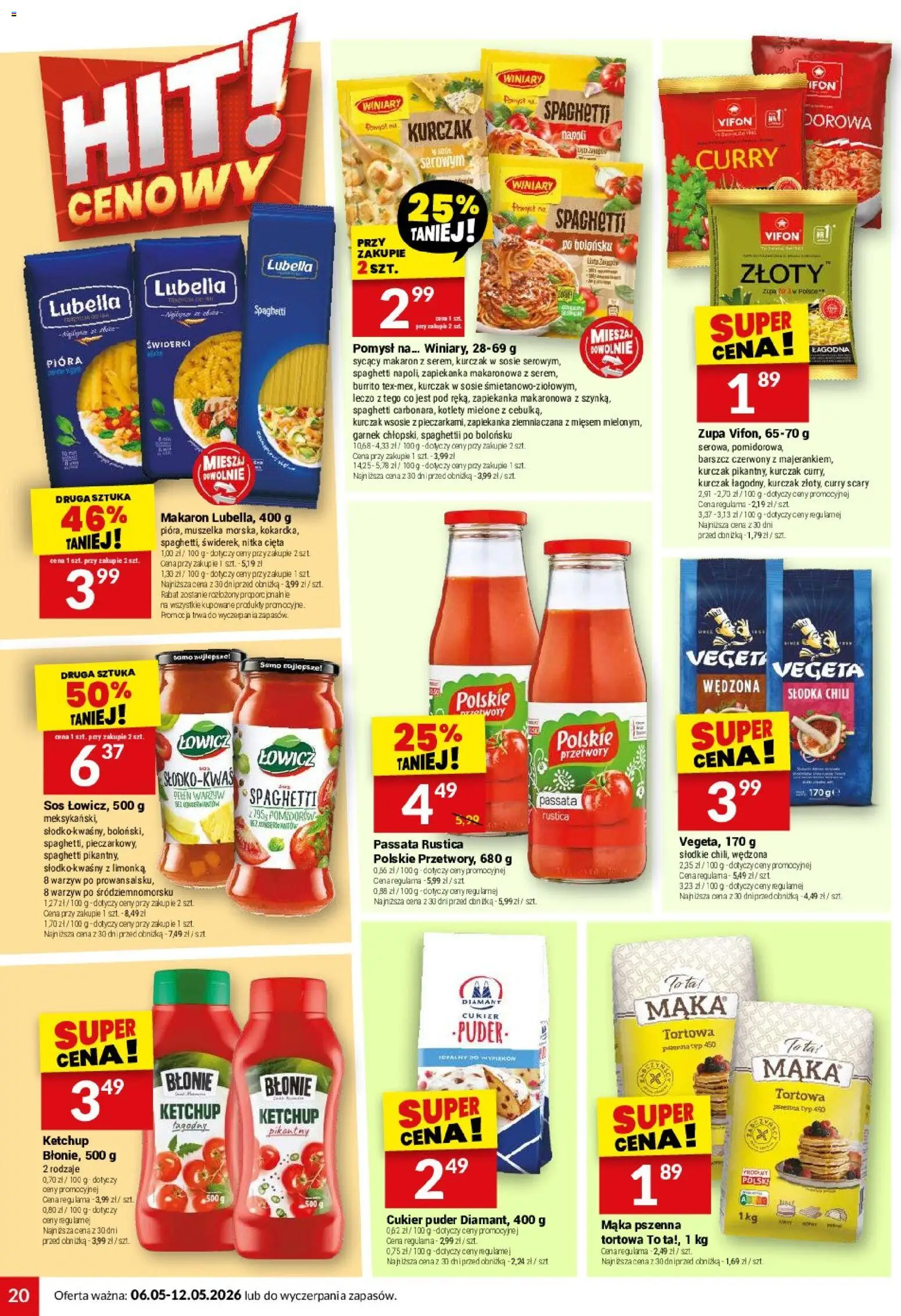Twój Market gazetka od 06.05.2026 | Strona: 20 | Produkty: Chili, Barszcz, Vifon, Zupa