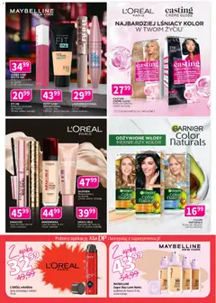 Pogląd oferty "Drogerie Polskie gazetka" - ważna od 09.10.2026 | Strona: 2 | Produkty: Farba do włosów, Farby do włosów, Pomadka, Body