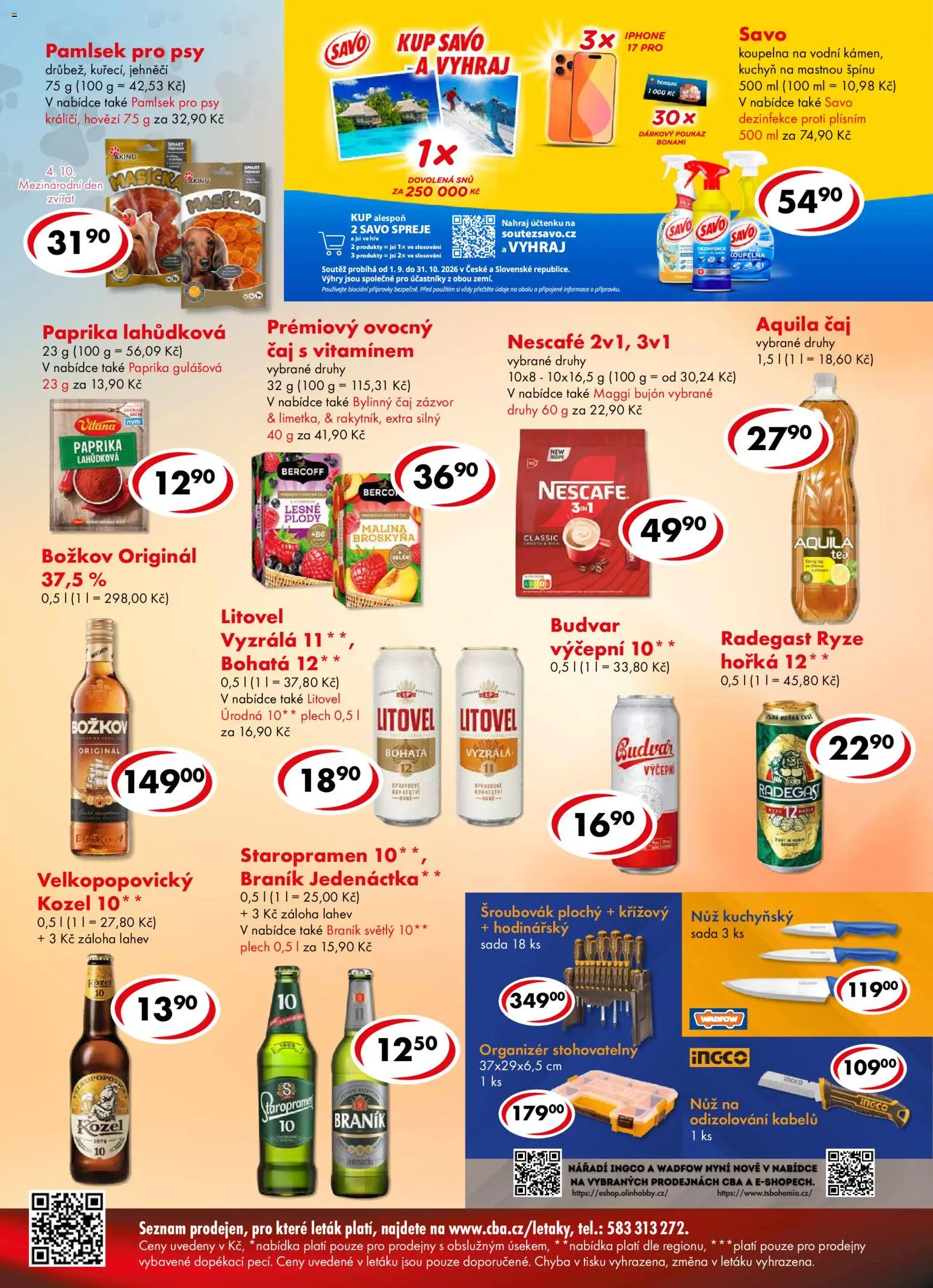 CBA leták - Premium od 30.09.2026 | Strana: 4 | Produkty: Maggi, Kozel, Paprika, Láhev