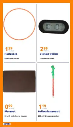 Action folder week 32 - Voorbeeld van een folder van Action, geldig van 05/08/2026 | Pagina: 20 | Producten: Wekker