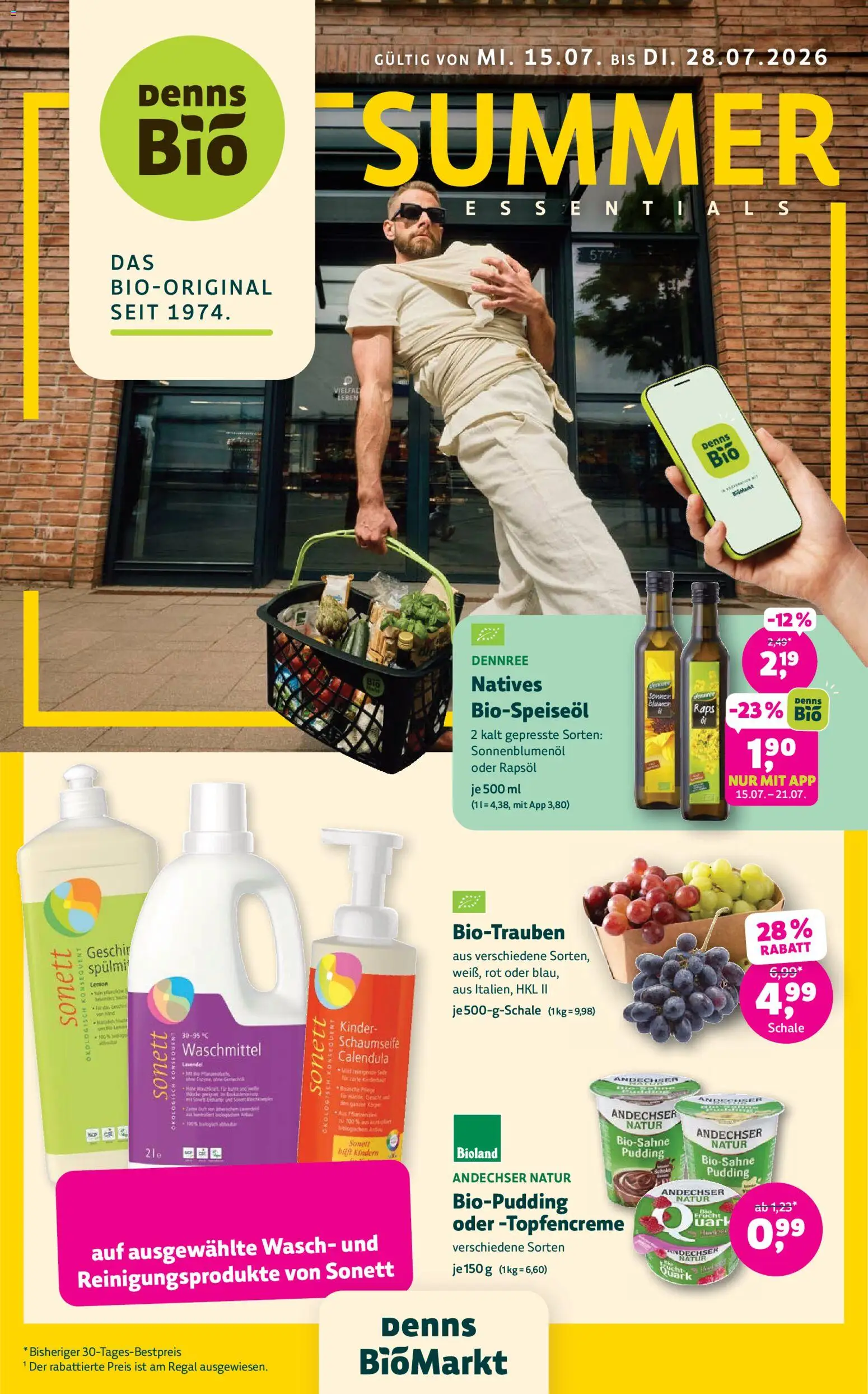 Denns BioMarkt Angebote gültig ab 15.07.2026 | Seite: 1