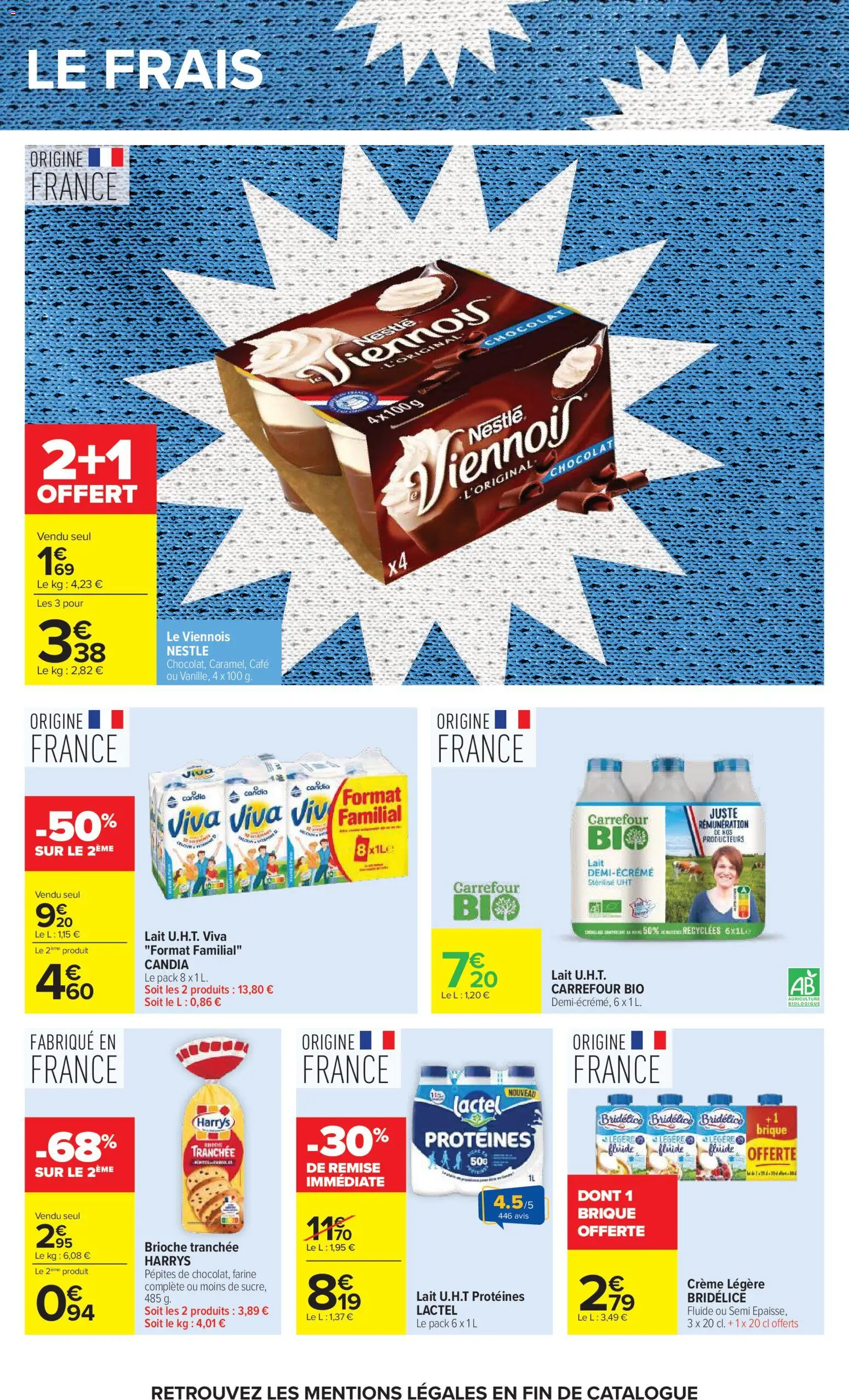 {H1} | Page: 42 | Produits: Farine, Lait, Café, Crème
