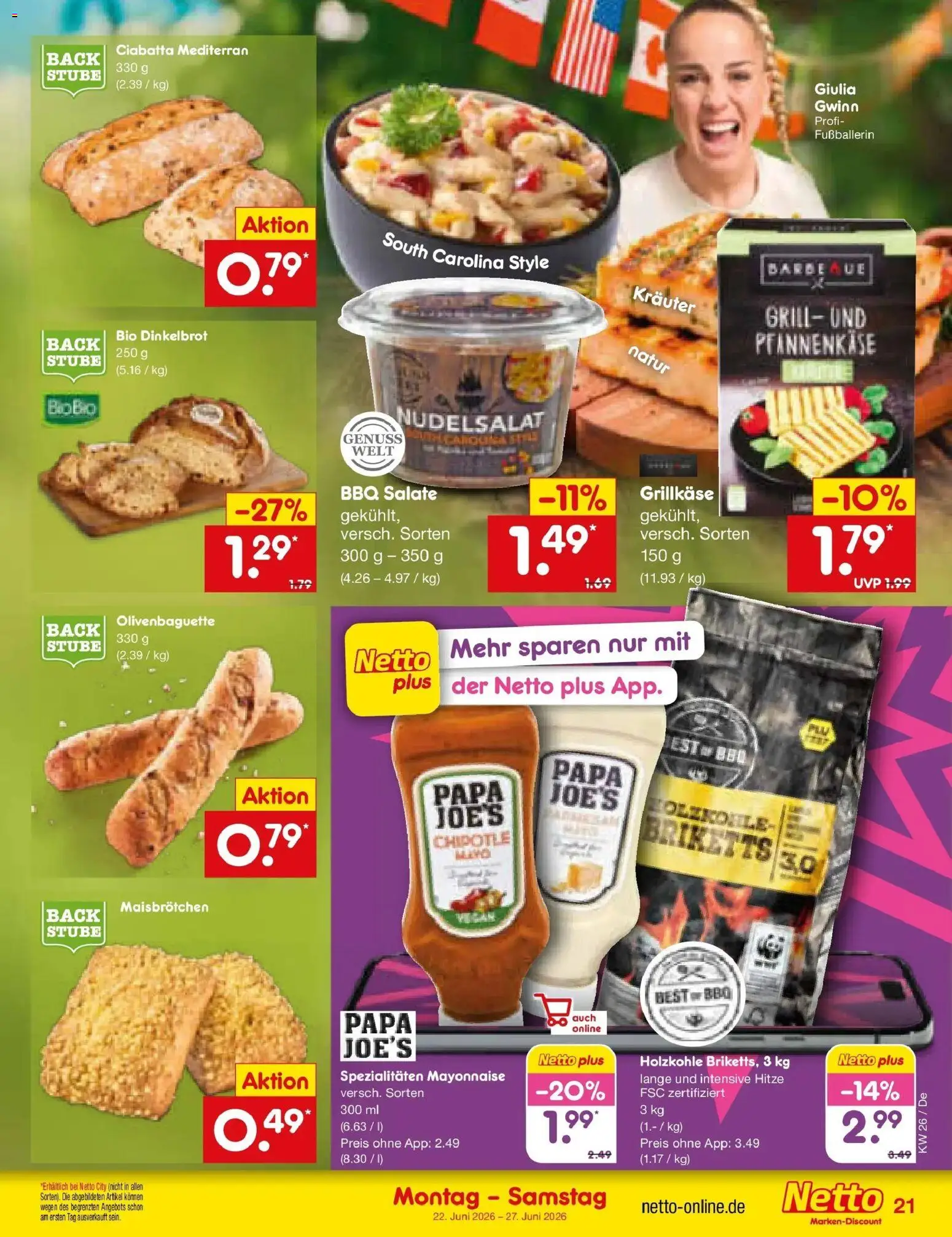 Netto Marken-Discount Prospekt Thierhaupten – gültig ab 22.06.2026 | Seite: 27 | Produkte: Grill, Mayonnaise