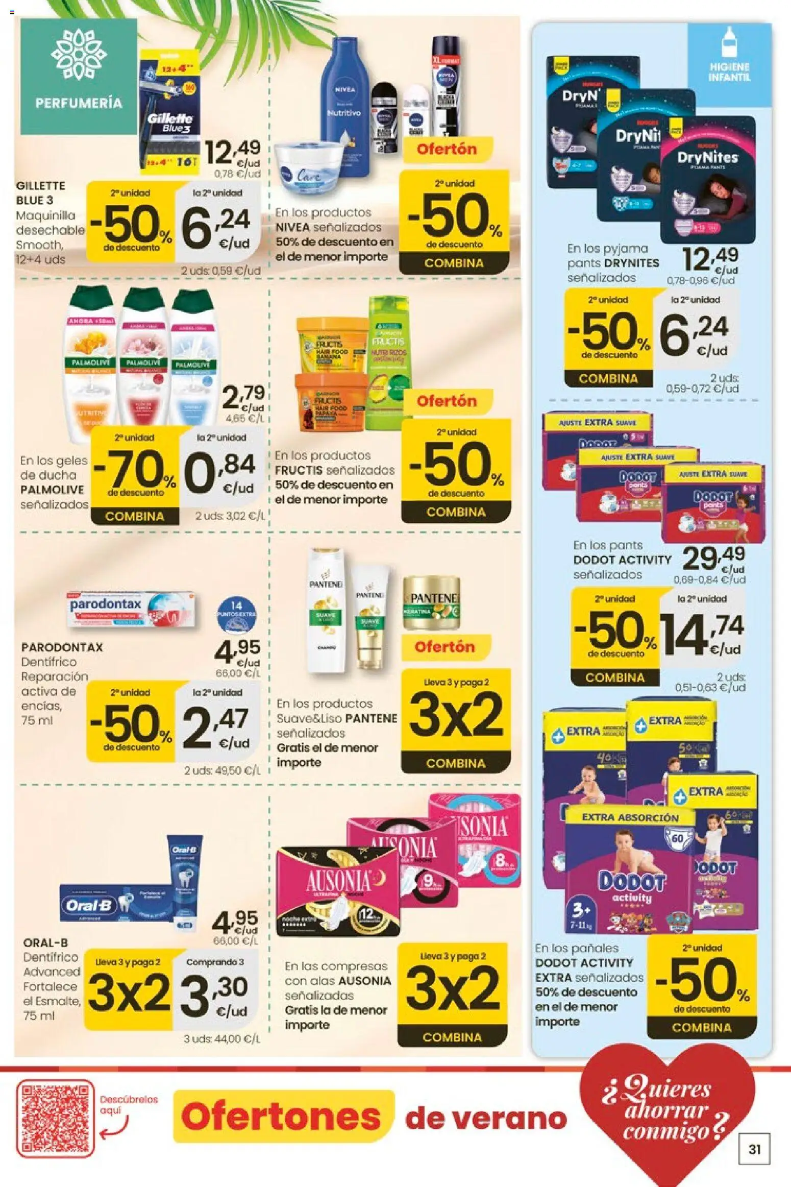 Eroski Ofertones de verano │ válido desde el 11.06.2026 | Página: 31 | Productos: Γλυφιτζούρι, Ducha