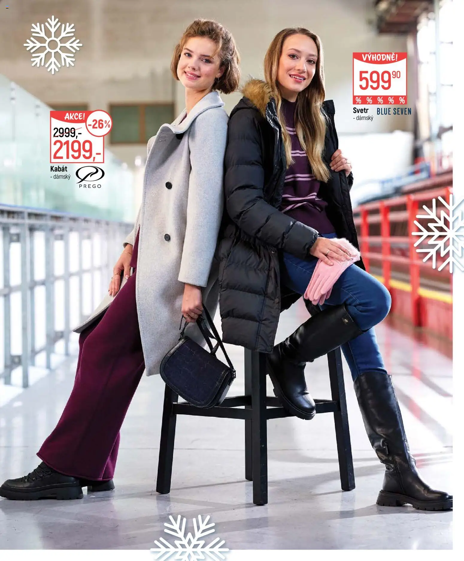 Globus leták - Zima od 13.10.2026 | Strana: 3 | Produkty: Svetr, Kabát