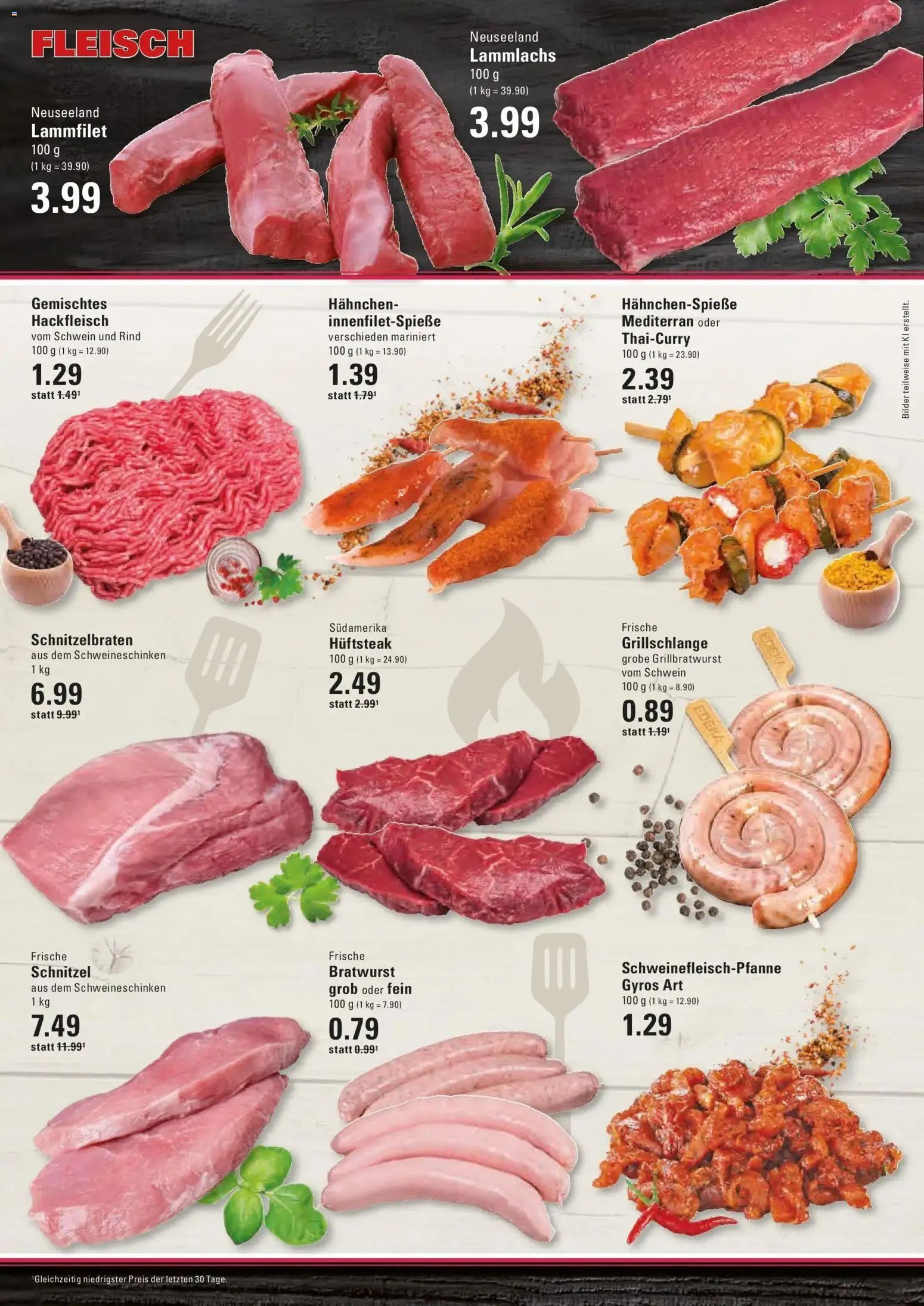 Marktkauf Prospekt Stade	 – gültig ab 10.05.2026 | Seite: 4 | Produkte: Schnitzel, Bilder, Fleisch, Hackfleisch