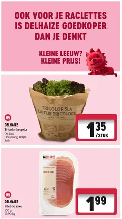 Delhaize folder - Voorbeeld van een folder van Delhaize, geldig van 05/11/2026 | Pagina: 43 | Producten: Ham, Filet, Sla