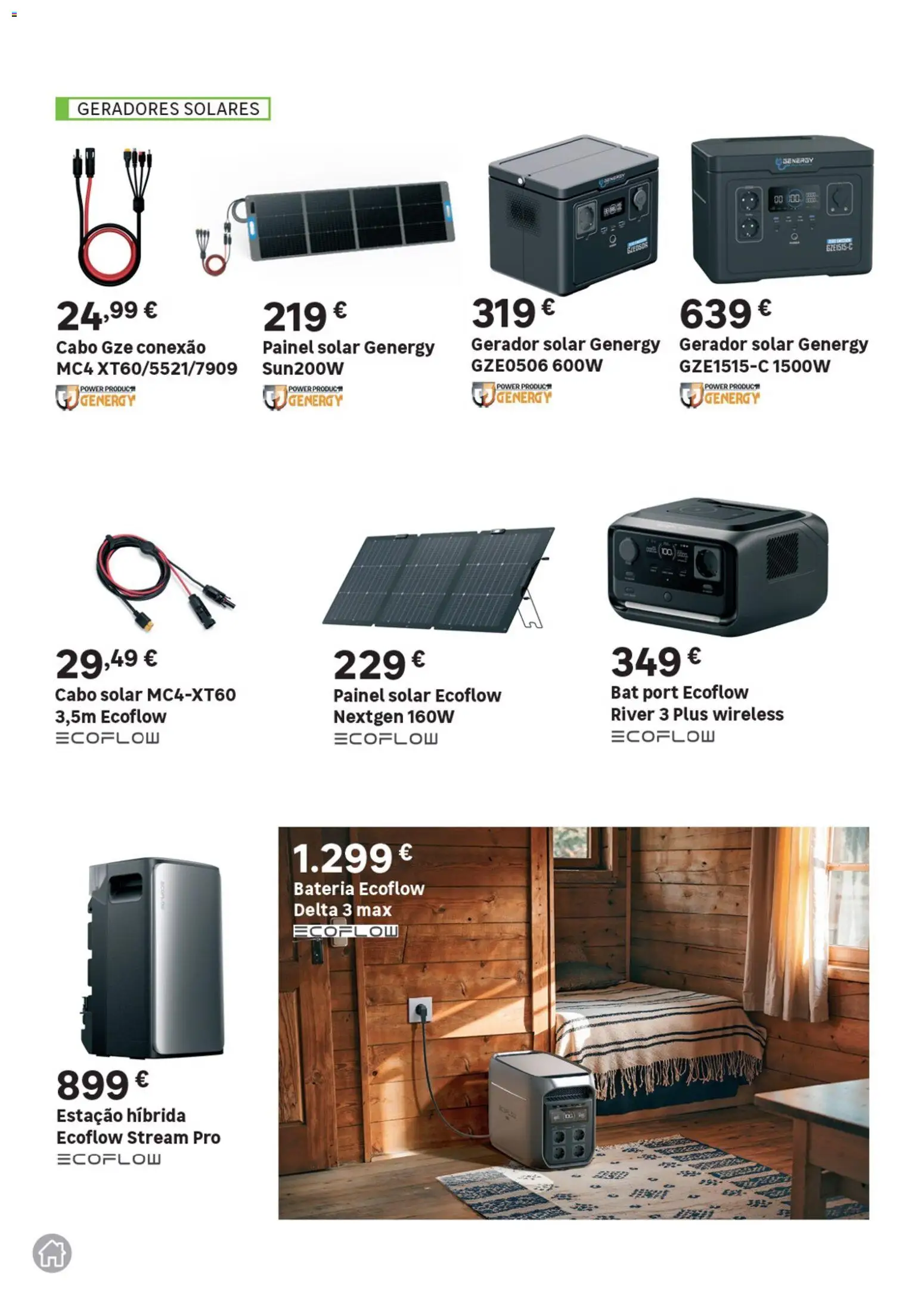 Leroy Merlin Catálogo de Eficiência Energética │ válido de 15/10/2026 | Página: 50 | Produtos: Cabo, Bateria