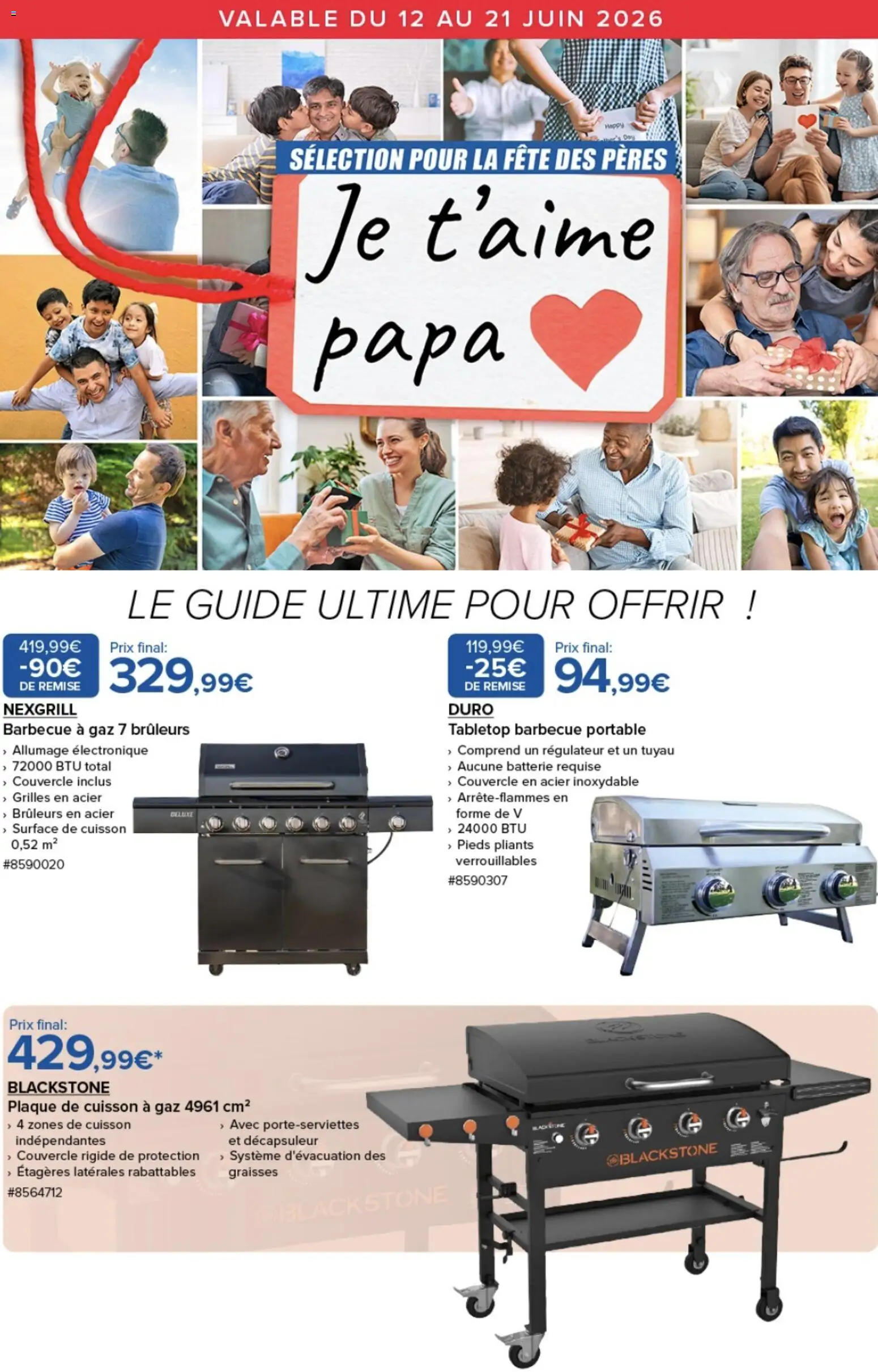 {H1} | Page: 1 | Produits: Plaque de cuisson, Tuyau, Batterie, Portable